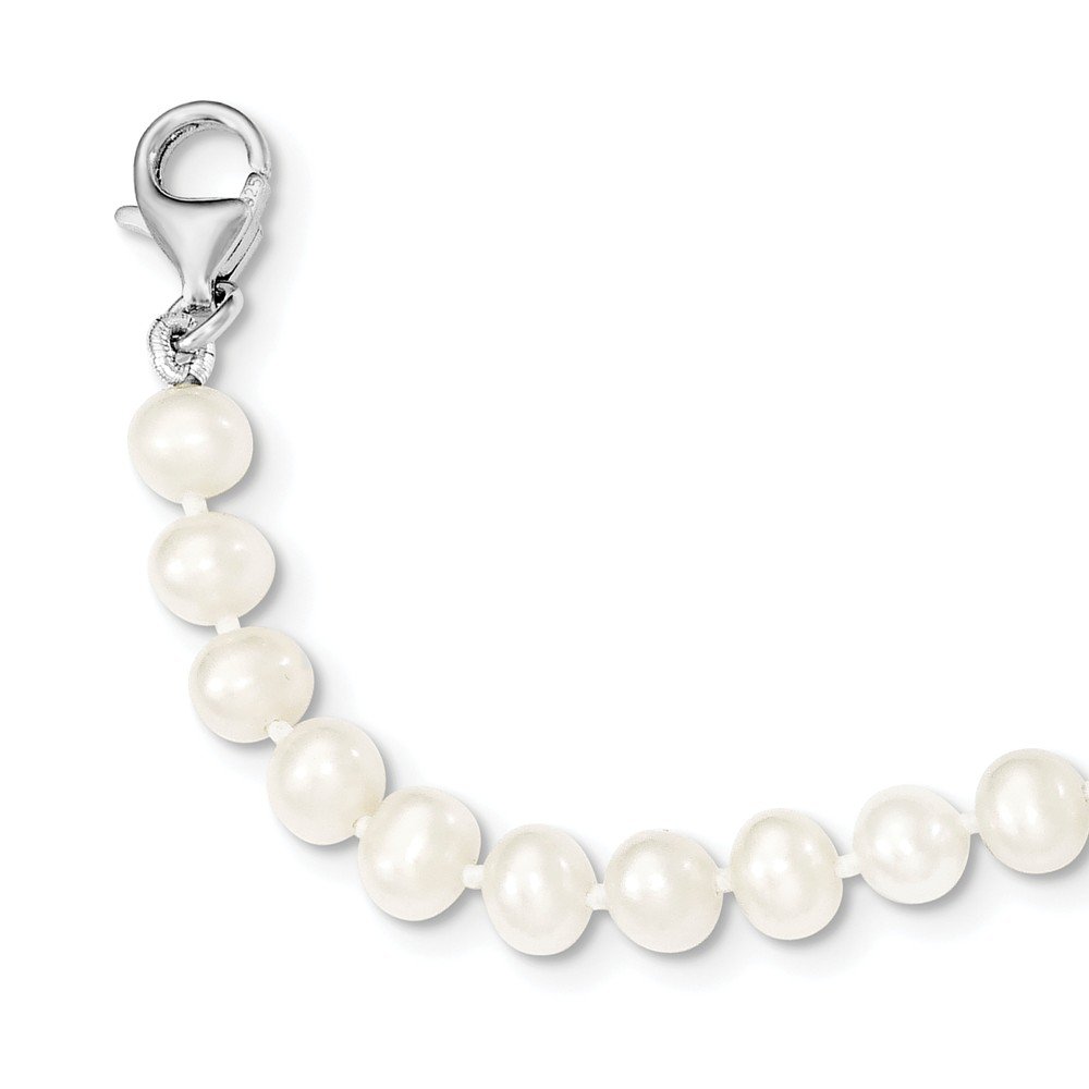 925 Sterling Silver Rose Gold Plated 4-5mm Freshwater Cultured Pearl Jewelry Set - Necklace, Bracelet & Earrings for Women | Perfect for Weddings, Parties & Special Occasions
