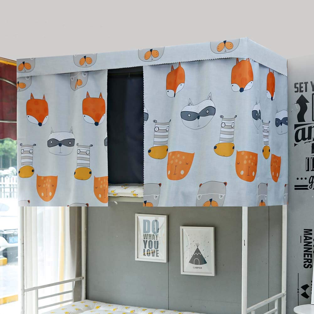 Stylish Canopy Bed Curtains for Bunk Beds & Single Beds - Dorm Room Blackout Curtains for Students (C-10) | Perfect for Privacy & Light Blocking in College Dorms & Kids' Rooms