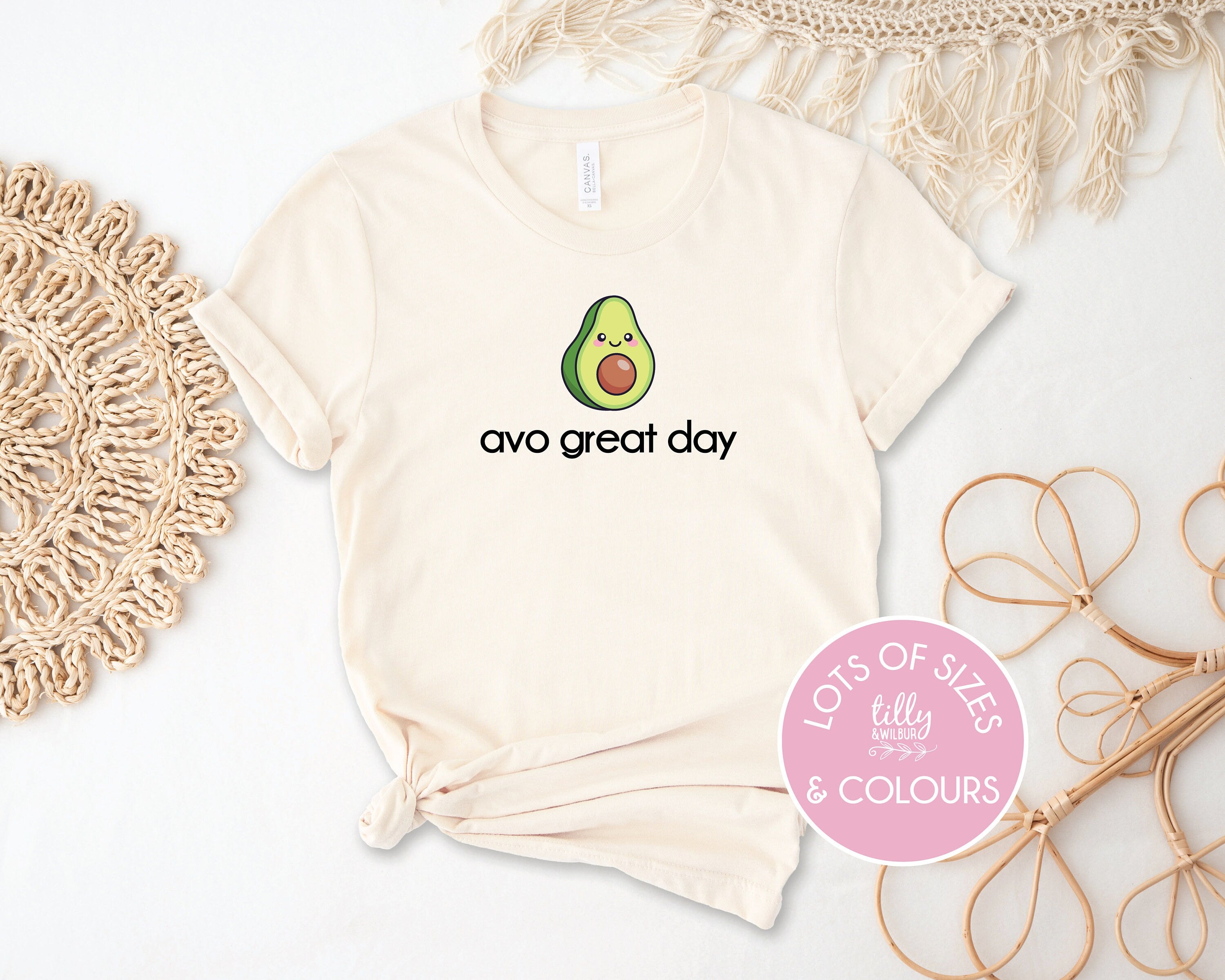 Premium Avo Great Day T-Shirt - Soft Cotton Comfortable Tee for Men & Women - Perfect for Casual Wear, Gifts & Everyday Outfits