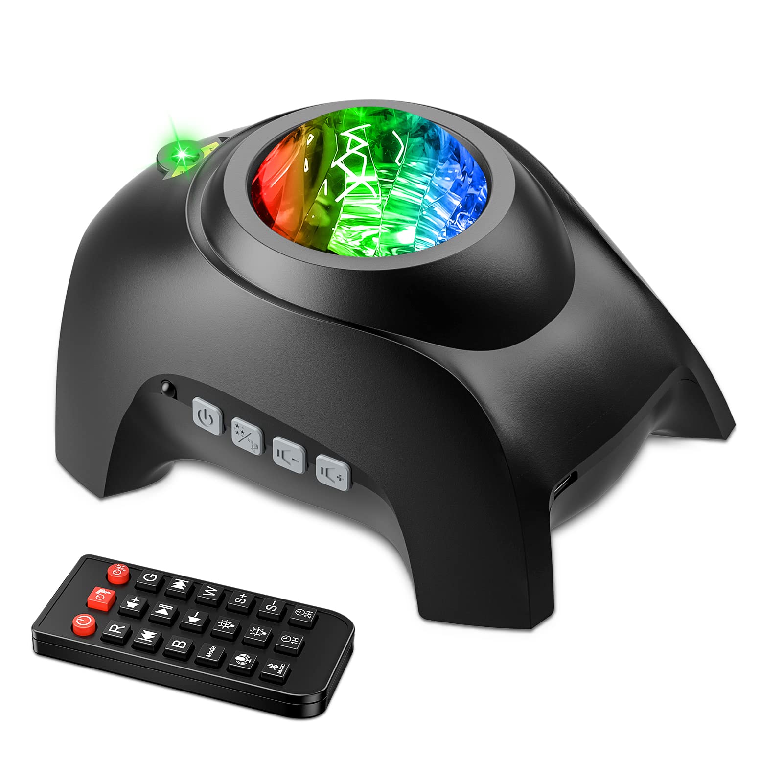 Rossetta Star Projector - Galaxy Night Light with Bluetooth Speaker, White Noise, Timer & Remote | Perfect for Bedroom, Kids Room Decor, Relaxation & Sleep Aid | Great Gift for Christmas, Birthday (Adults & Kids) | Create Stellar Ambiance for Meditation, Parties & Nursery