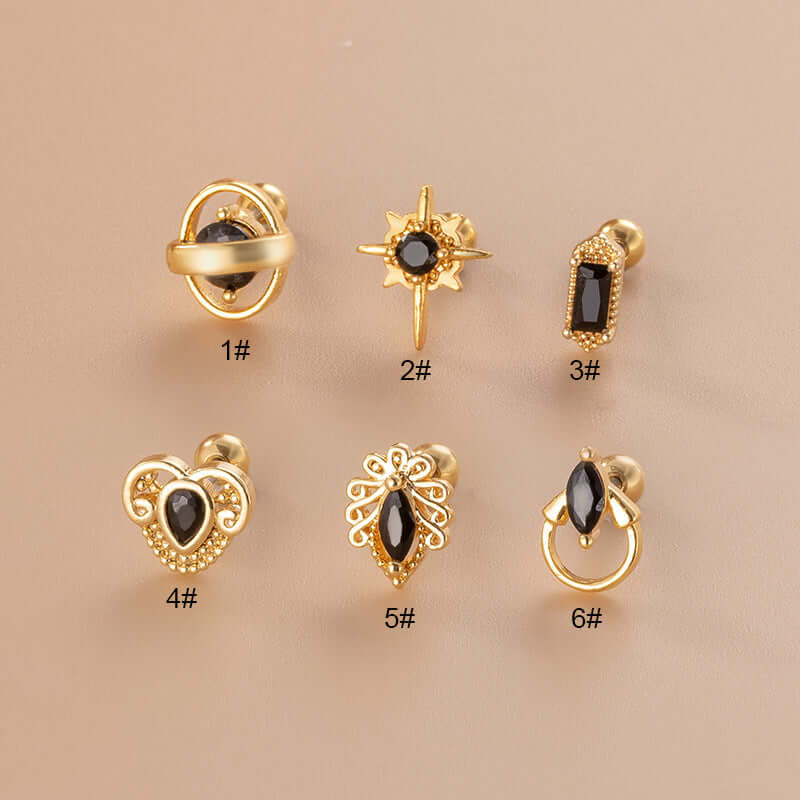 20G Cartilage Tiny Stud Earrings for Tragus Piercing - Hypoallergenic Stainless Steel Jewelry | Perfect for Daily Wear, Parties & Gifts - HSPJ798