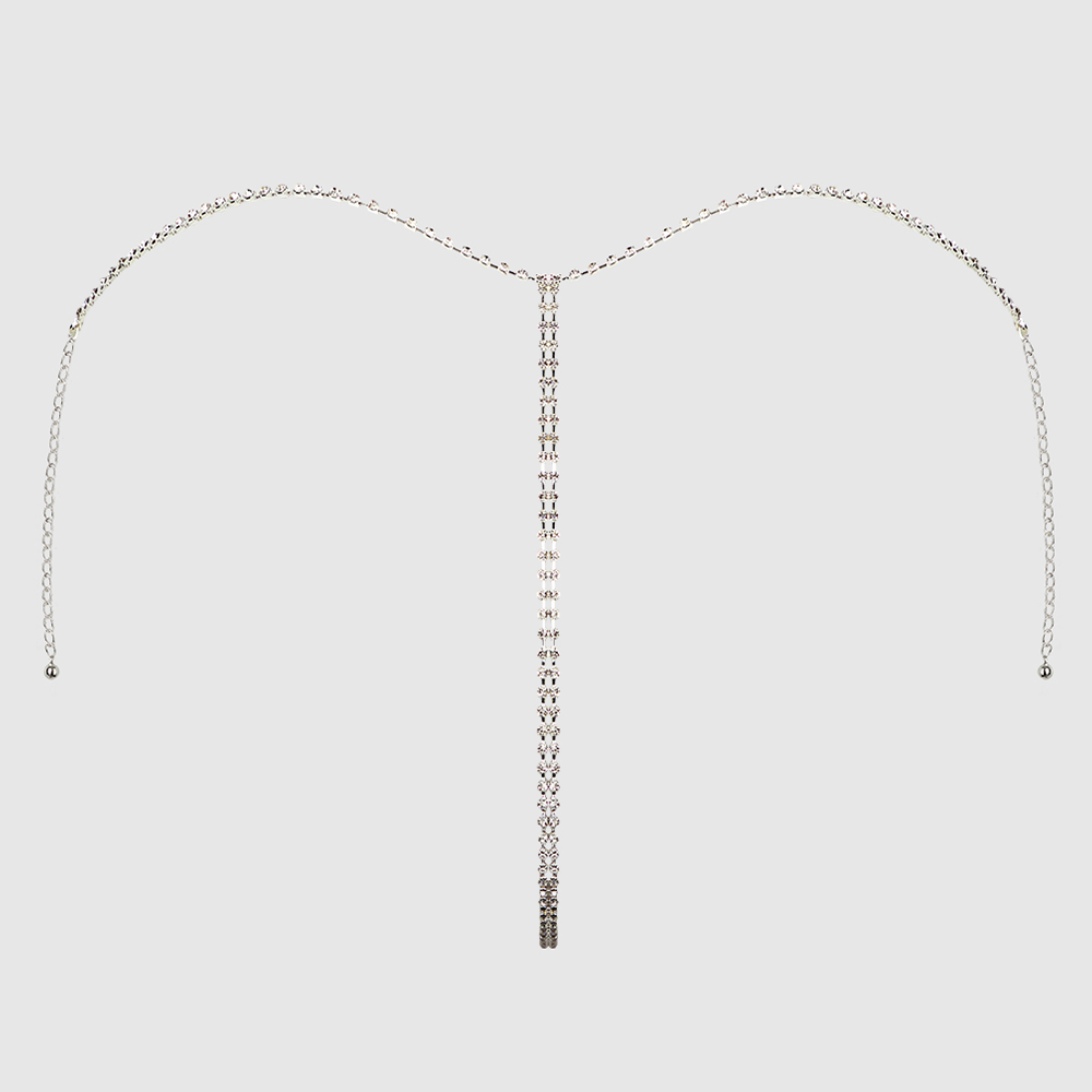 Sexy Chainmail Diamond Thong - Women's Metallic Underwear for Boudoir & Sensual Wear - Perfect for Lingerie Parties & Romantic Nights