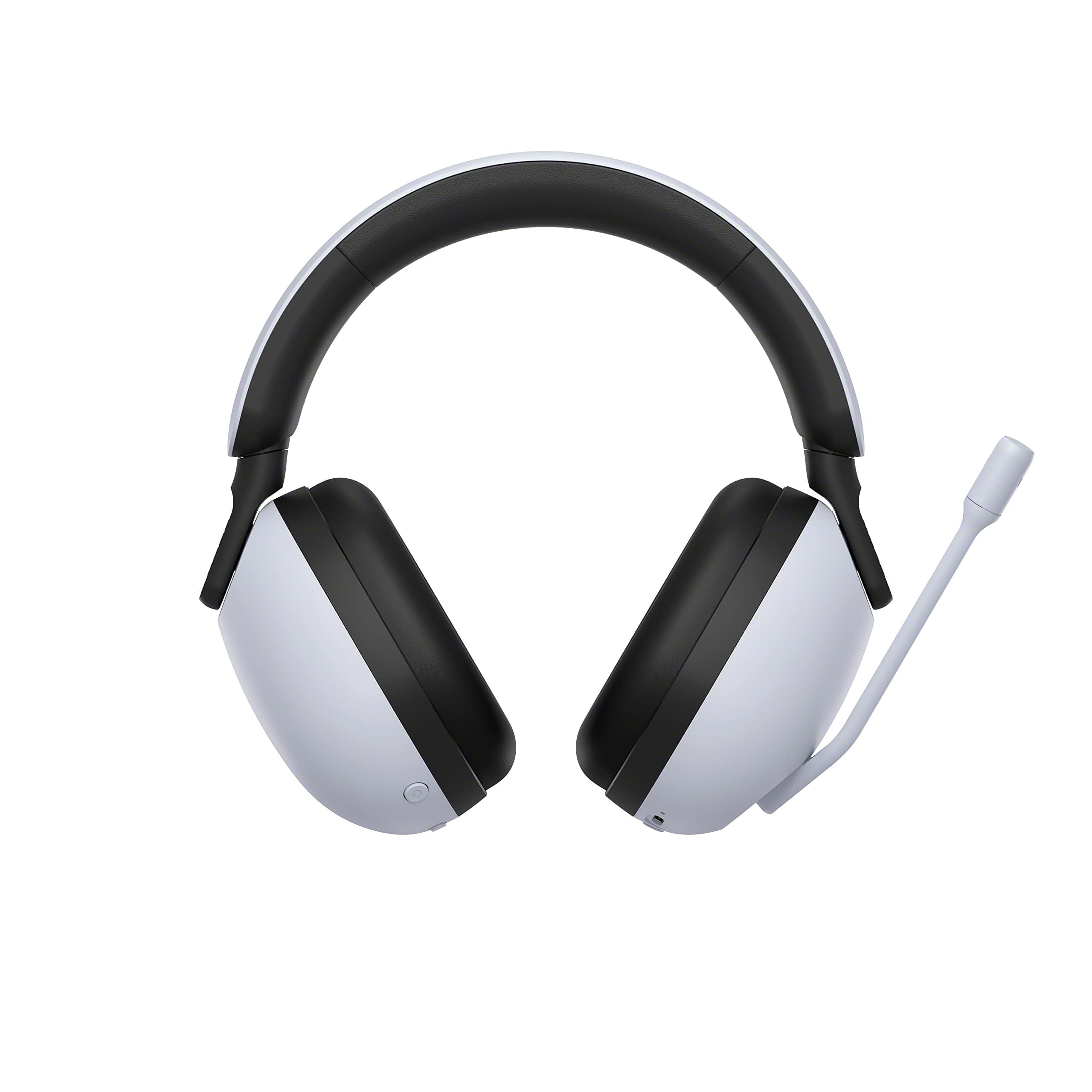 Sony INZONE H9 Wireless Gaming Headset with Active Noise Cancellation, Bluetooth 5.0, Built-in Mic, 360 Spatial Sound for PC & PS5 (WH-G900N) - White - Perfect for Competitive Gaming, Streaming and Immersive Playstation 5 Experiences