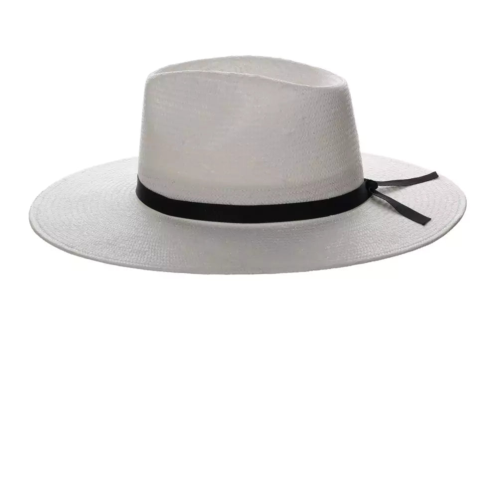 Biltmore Fine Line Straw Fedora Hat for Men & Women - Summer Sun Protection, Beach & Outdoor Fashion Accessory