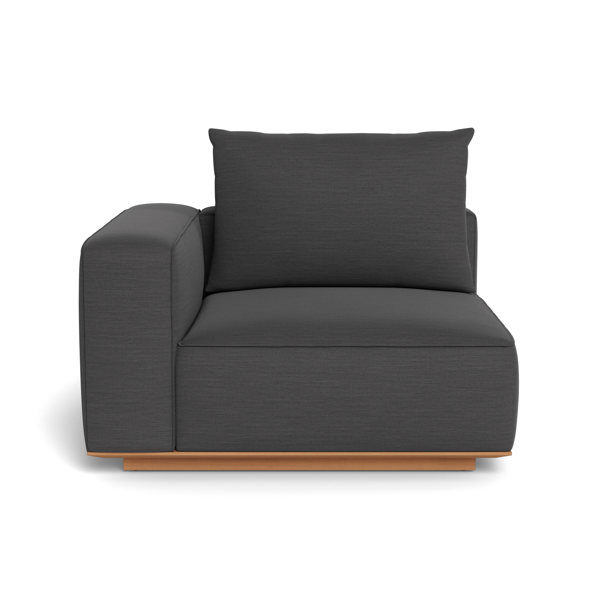 Santorini Outdoor Corner Left Sectional Sofa Set - Waterproof Wicker Patio Furniture for Garden, Poolside, Backyard & Balcony - Comfortable All-Weather Lounge Seating