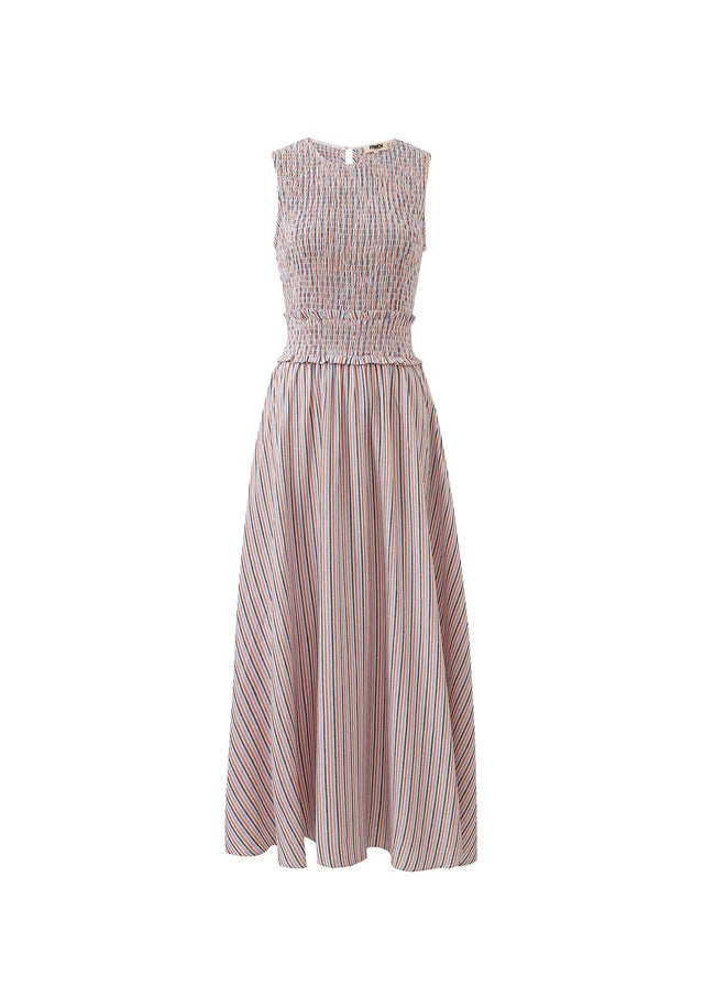 Alexiane Sleeveless Dress for Women - Flowy Summer Dress in Lilac & Orange - Perfect for Beach, Vacation & Casual Outings