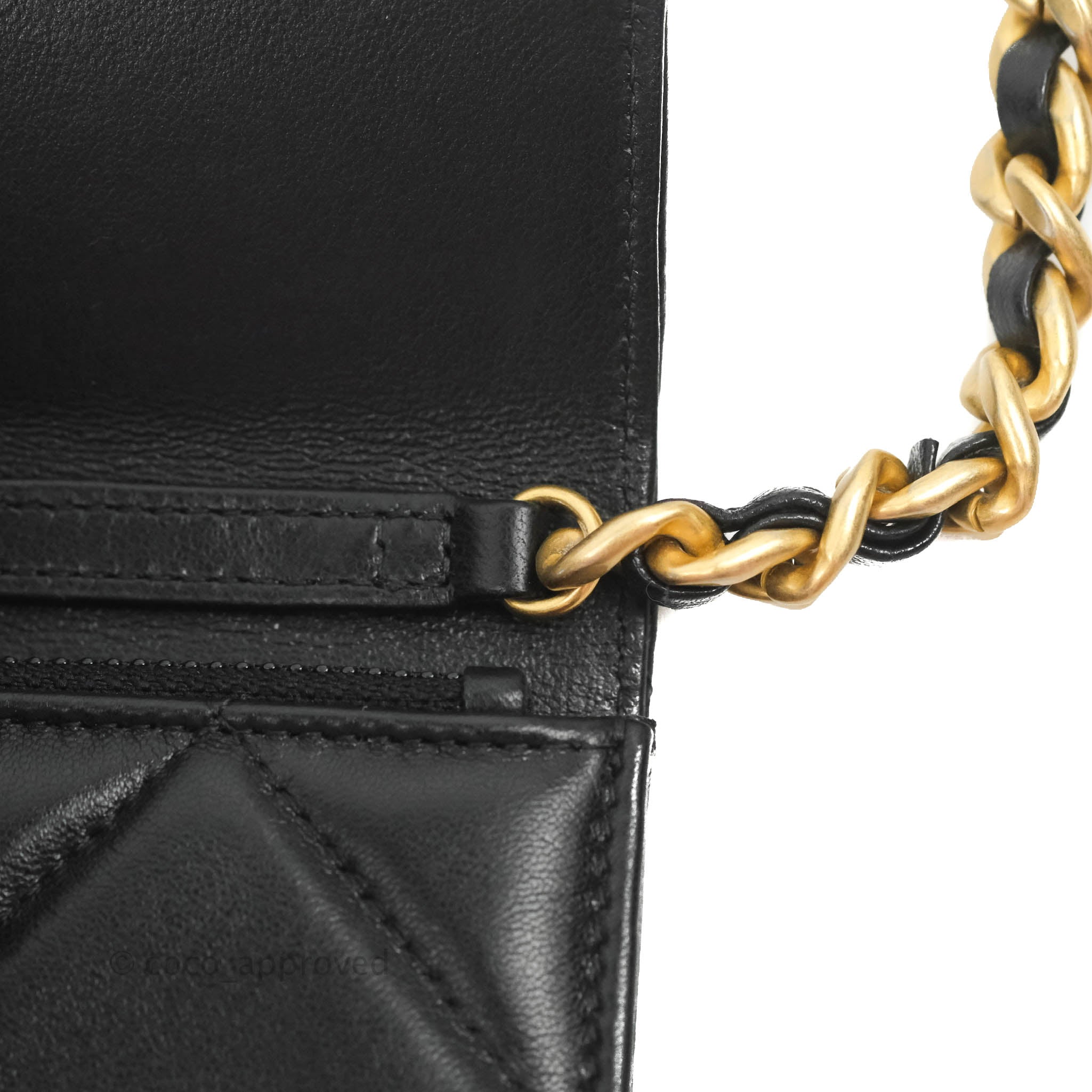 Chanel 19 Mini Clutch with Chain - Black Lambskin Leather Crossbody Bag with Mixed Hardware for Women | Perfect for Evening Parties, Date Nights & Special Occasions