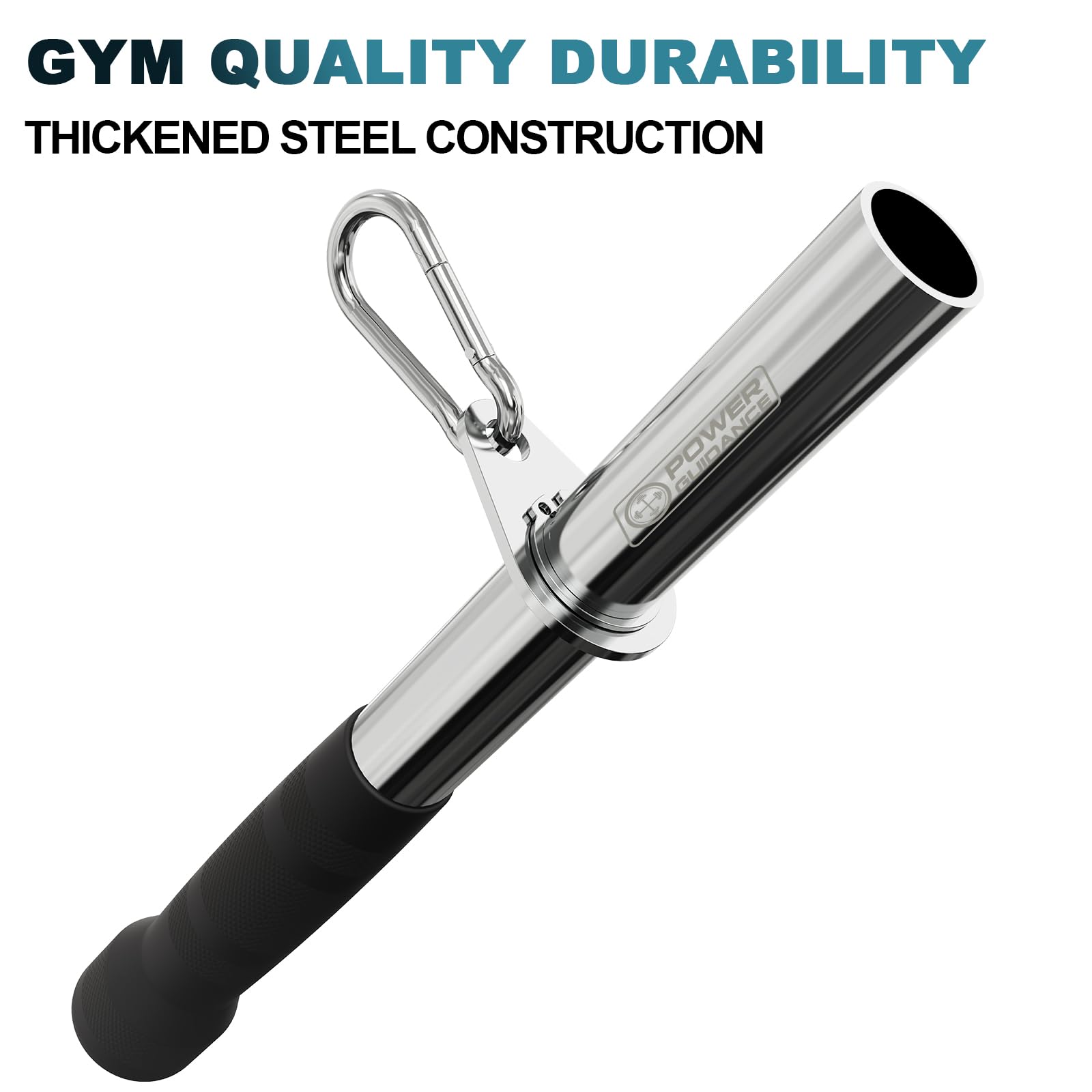 Power Guidance Cable Machine Attachment - LAT Pulldown & Gym Cable Attachments for Home & Commercial Workouts | Strength Training Equipment for Pull Exercises & Back Workouts
