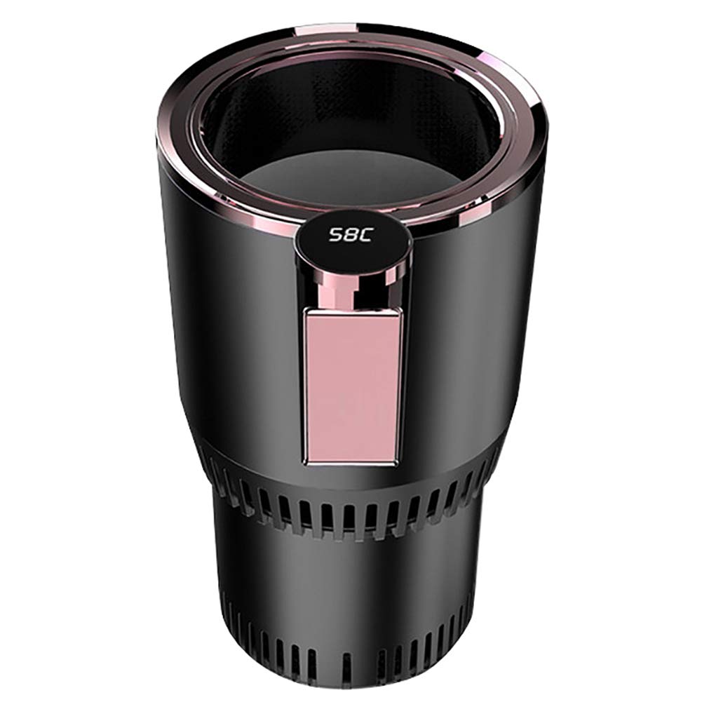 2-in-1 Smart Car Cup Warmer & Cooler with Temperature Display - Auto Heating & Cooling Mug Holder for Coffee, Tea, Milk & Beverages - Perfect for Road Trips, Commuting & Travel Accessories