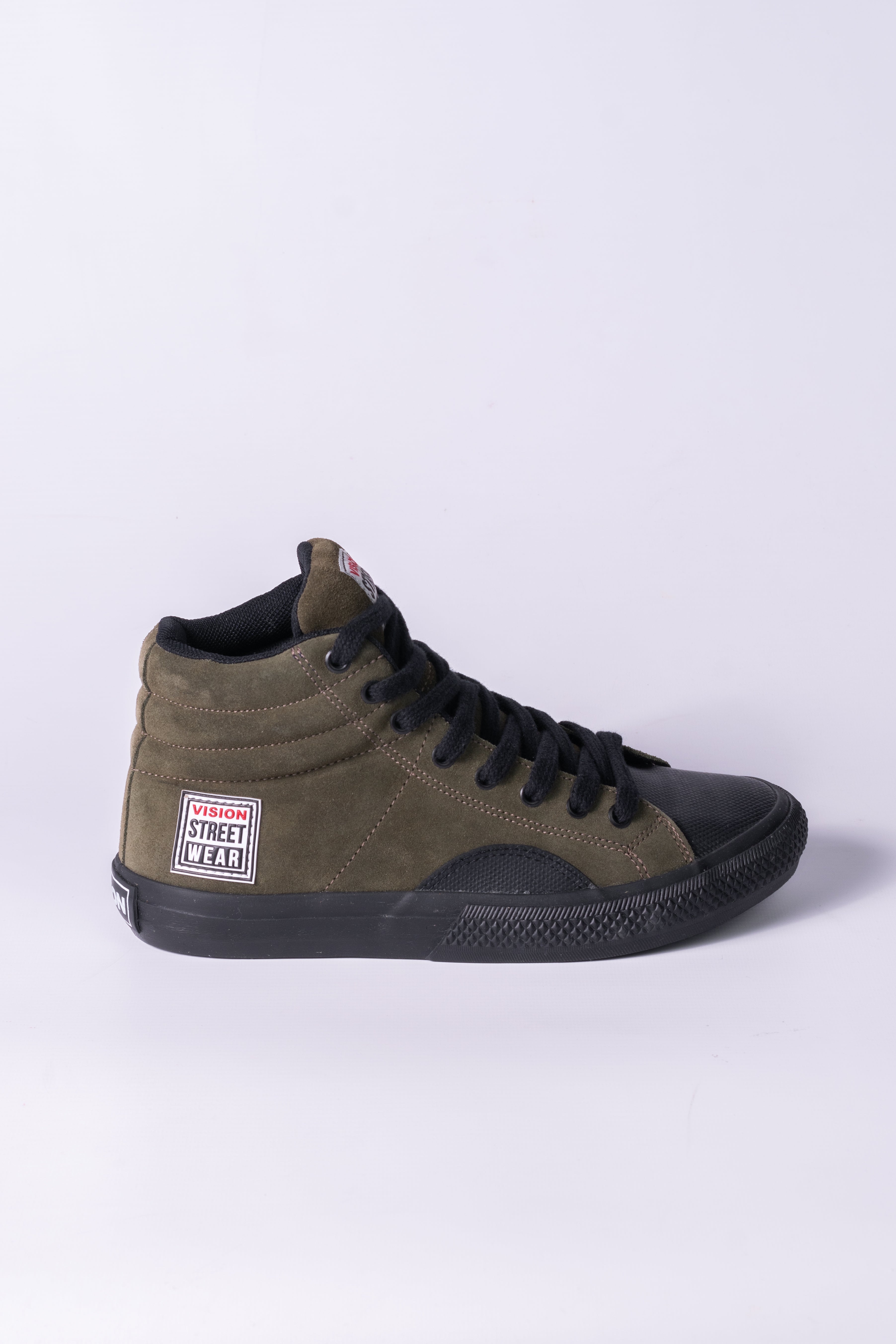 Vision Canvas Sneakers for Women & Men - Lightweight Comfortable Green Casual Shoes for Walking, Running & Everyday Wear