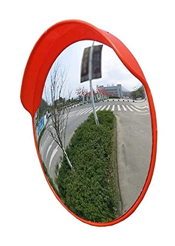 ZIXIAN 100CM Convex Mirror for Traffic Safety - Durable, Weatherproof Dead Angle Mirror for Car Parks (45-100CM) - Perfect for Parking Lots, Warehouses & Driveways