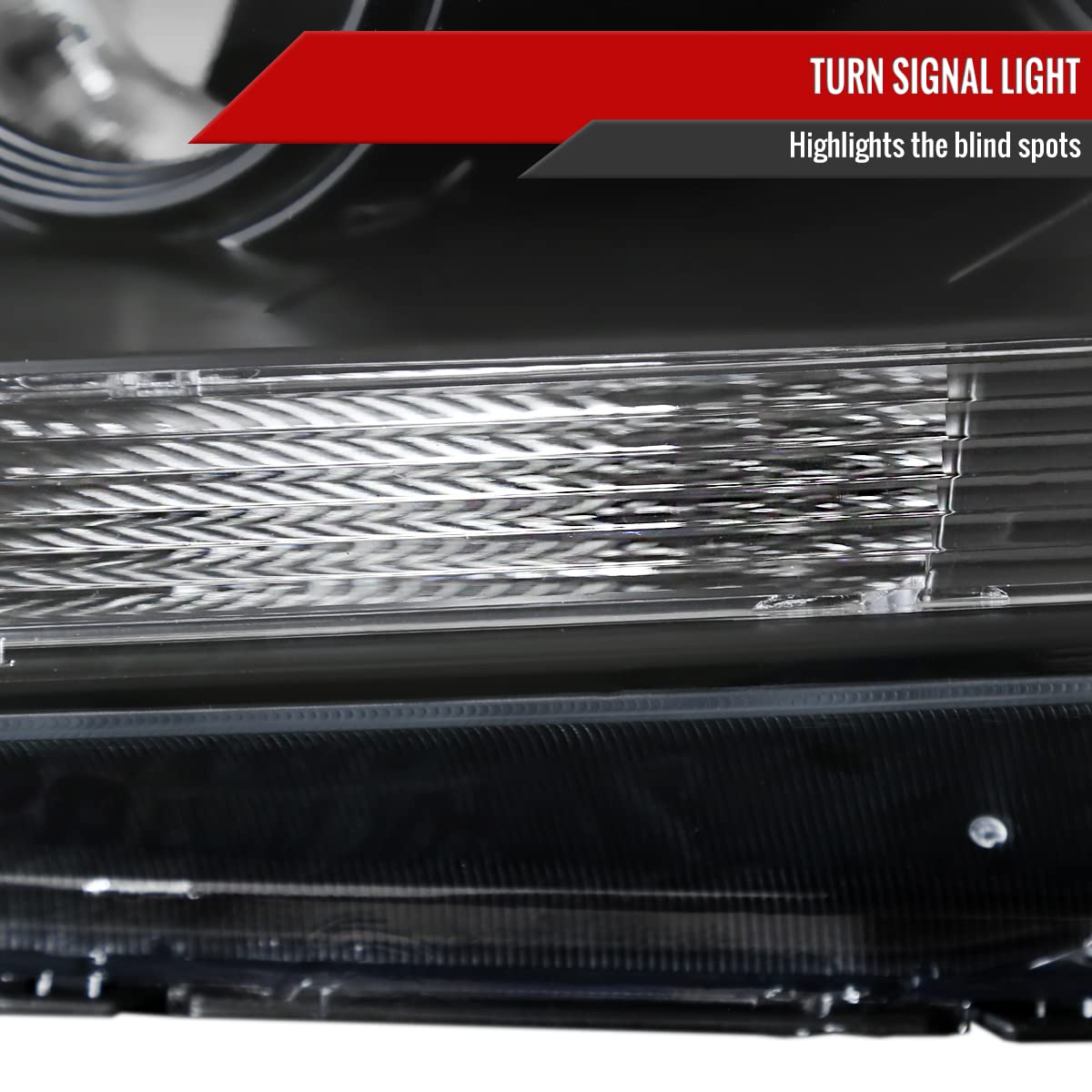 2005-2007 Honda Odyssey Replacement Headlights Pair - Black Housing Left & Right Headlamps for Improved Night Visibility | Perfect for Daily Commute & Road Trips