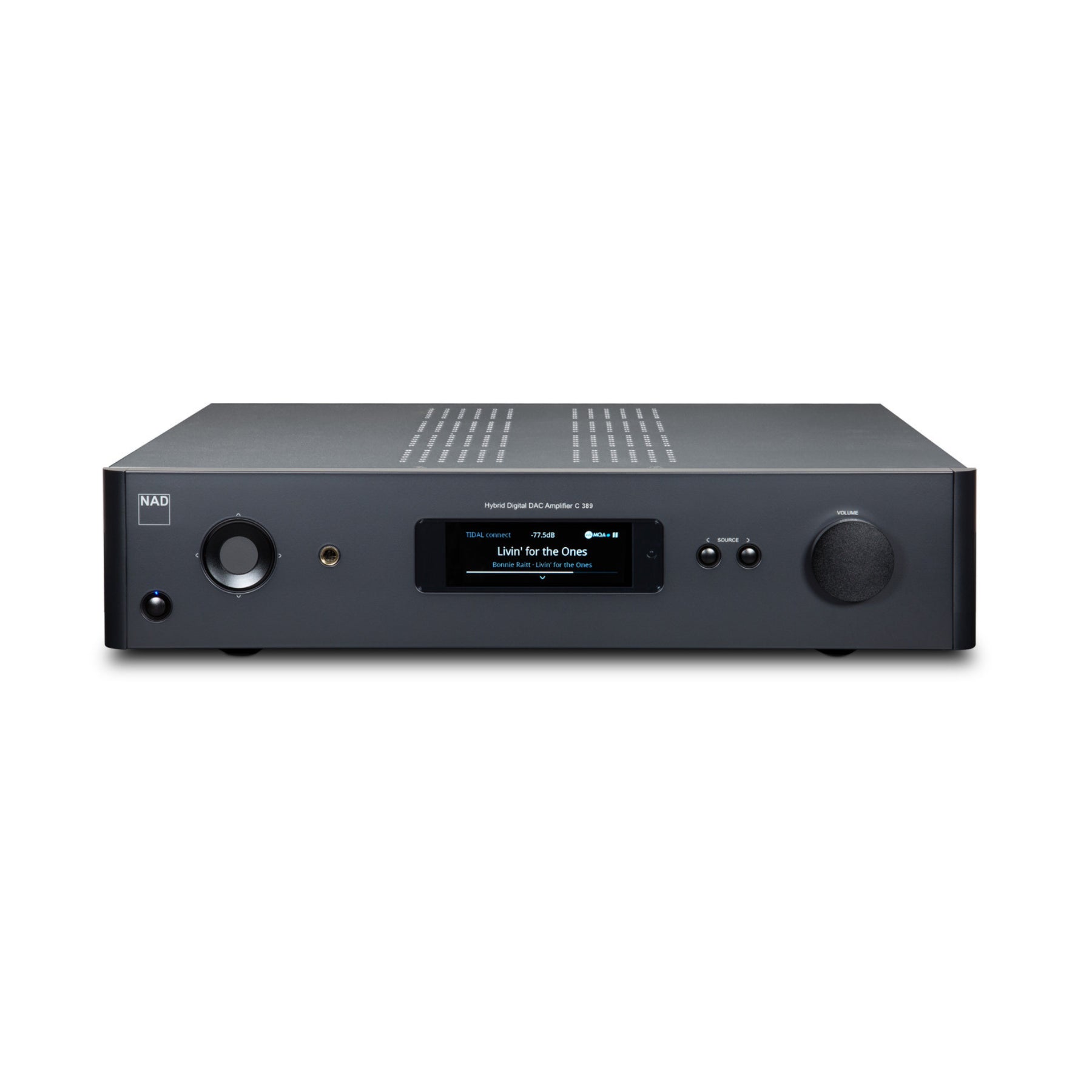 NAD C 389 Integrated Amplifier with Bluesound NODE Wireless Hi-Fi Music Streamer - Premium Audio Bundle for Home Theater & Stereo System
