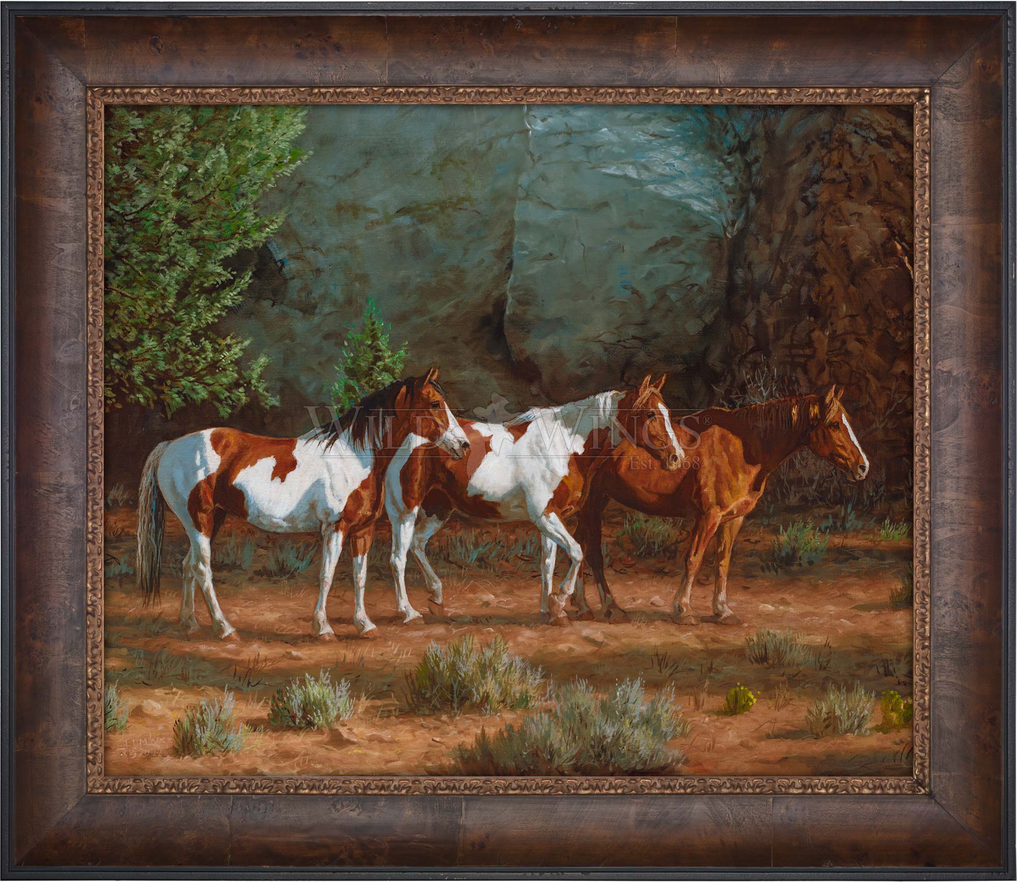 Master Artisan Canvas - Premium Handcrafted Canvas for Artists & Painters | Perfect for Oil, Acrylic & Watercolor Painting - Canyon Shadows Collection