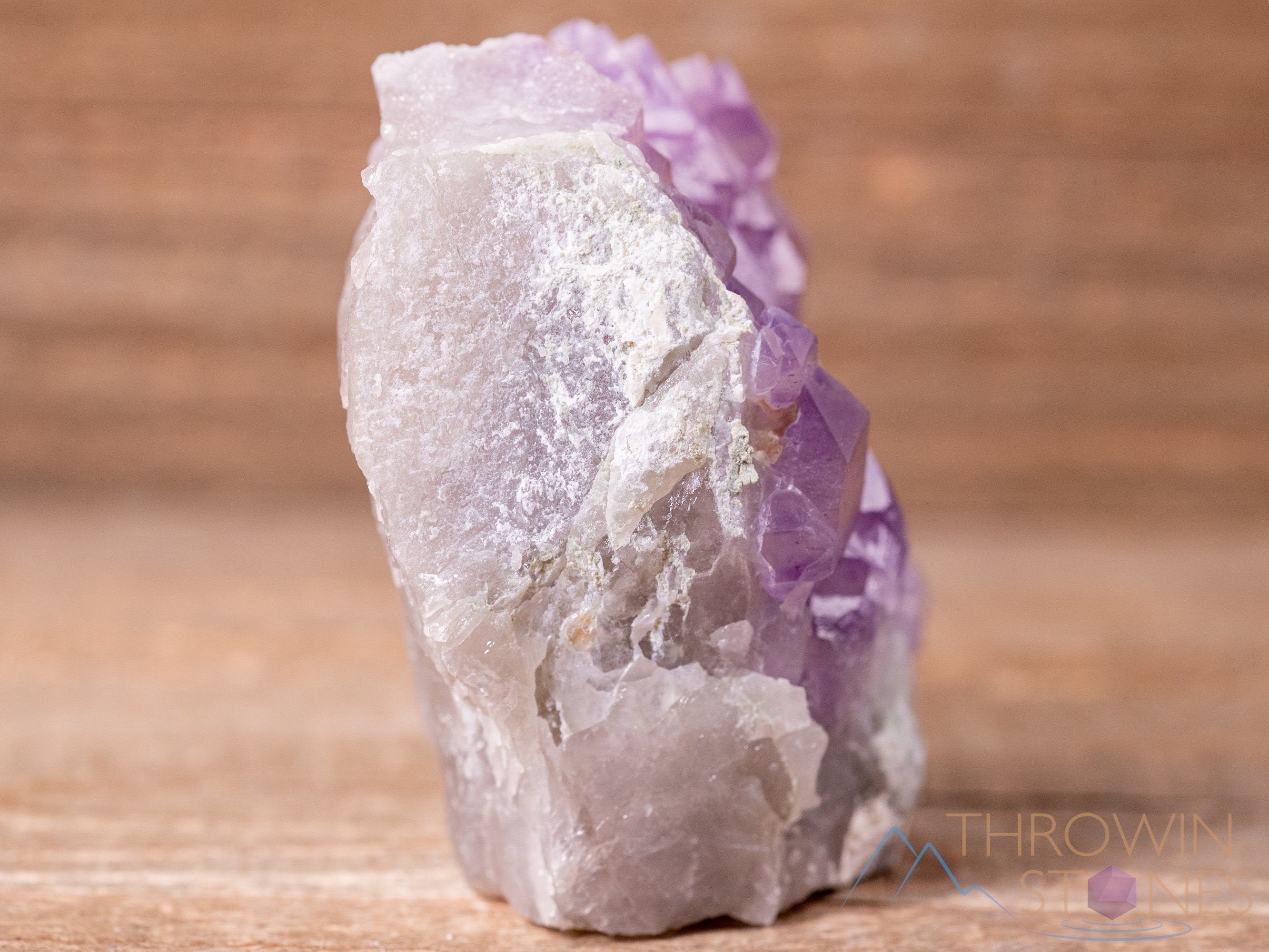 Natural Amethyst Raw Crystal Stone - February Birthstone, Unique Spiritual Gift, Boho Home Decor, Healing & Meditation Use (40464)