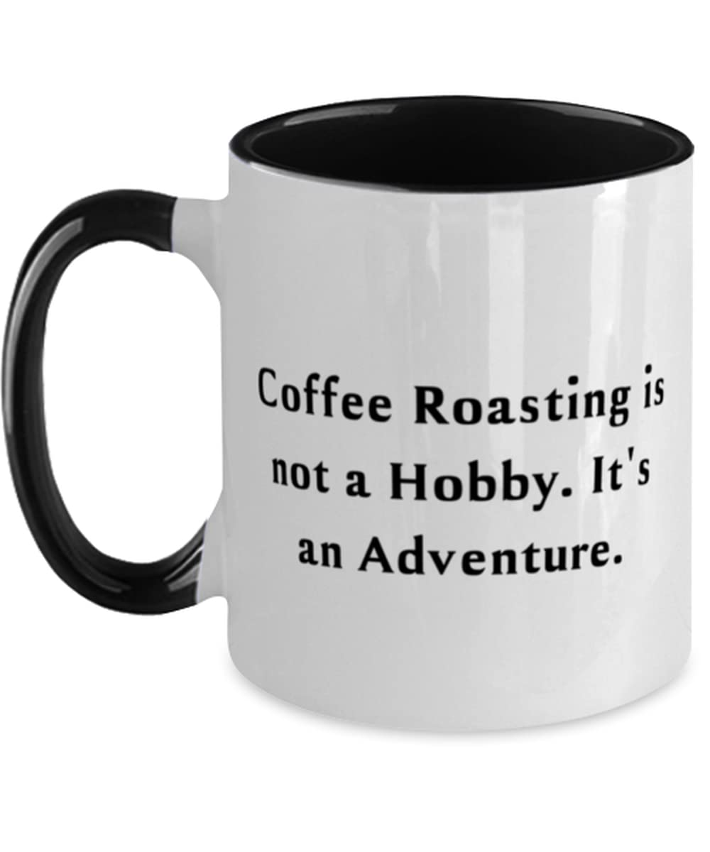 Funny Coffee Roasting Two Tone 11oz Mug - Perfect Gift for Coffee Lovers & Roasters - Ideal for Home, Office & Coffee Shops