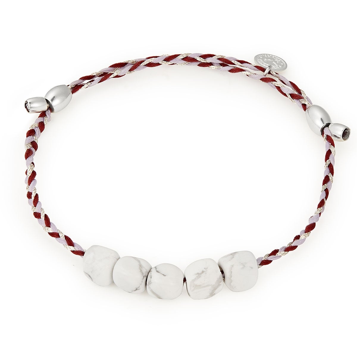 Howlite Gemstone Beaded Bracelet for Women - Natural Stone Healing Jewelry for Stress Relief & Meditation - Perfect for Yoga, Spiritual Gifts & Boho Fashion Accessories