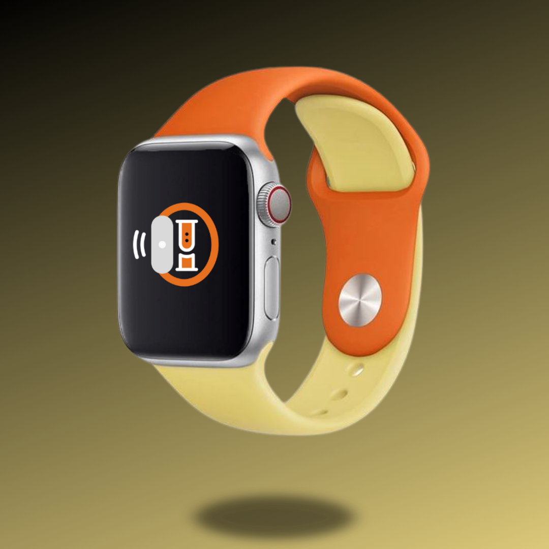 Premium Two-Tone Silicone Sport Bands - Durable & Comfortable Fitness & Running Wristbands for Apple Watch, Fitbit & Samsung Galaxy - Perfect for Workouts, Gym & Outdoor Activities