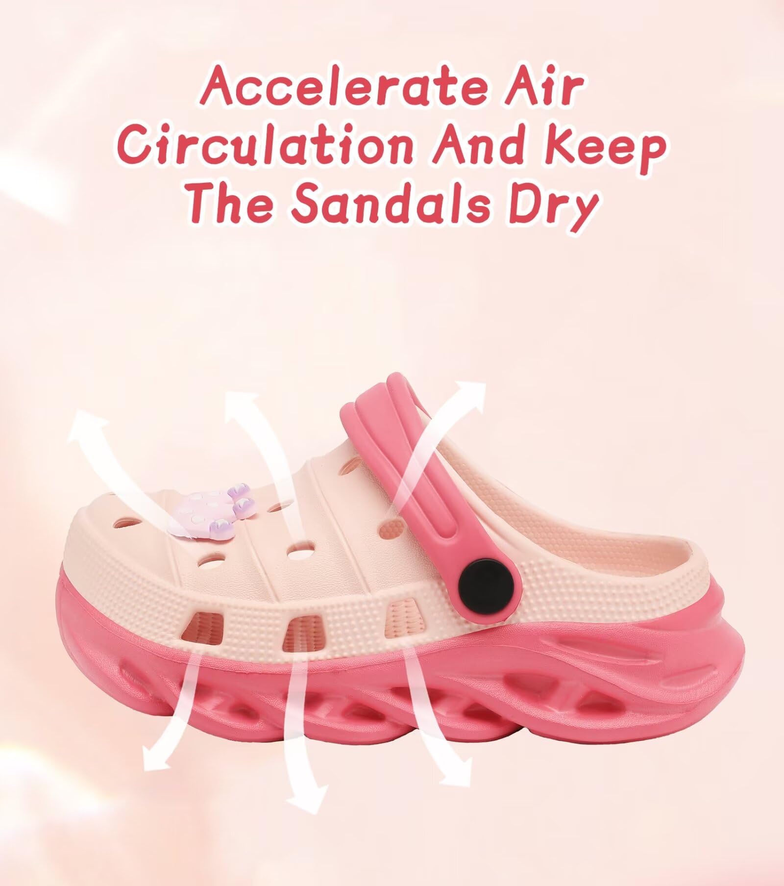 **Toddler Kids Clogs - Slip-On Slide Sandals for Boys & Girls - Comfortable Beach, Pool & Garden Slippers - Perfect for Summer Outdoor Play**