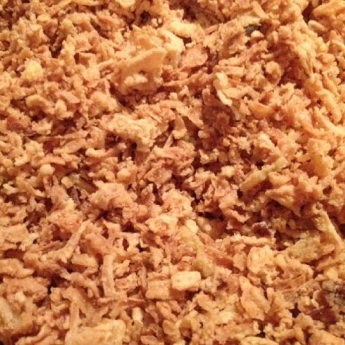 Crispy Fried Onions 400g - Ready to Eat, Perfect for Burgers, Salads, and Topping - Gluten-Free & Vegan Snack