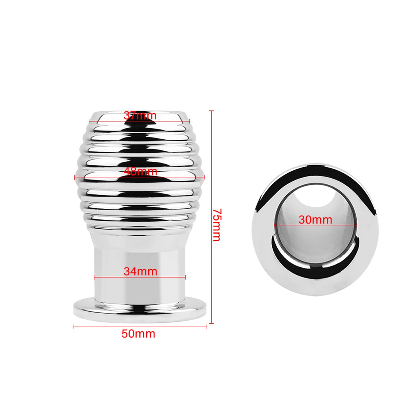 Premium Hollow Metal Anal Plug for Enema & Dilation - Stainless Steel Adult Sex Toy for Anal Training, Vaginal Play, and BDSM Exploration