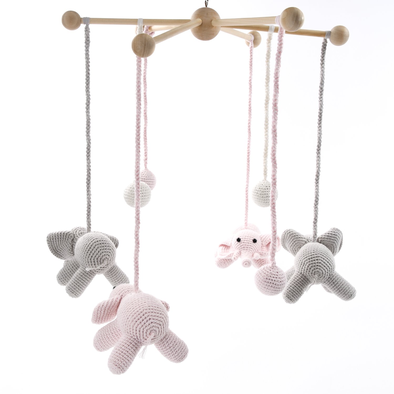 Handmade Elephant & Bubble Baby Mobile - Cute Nursery Decor for Newborns & Toddlers | Perfect for Cribs, Playrooms & Baby Showers