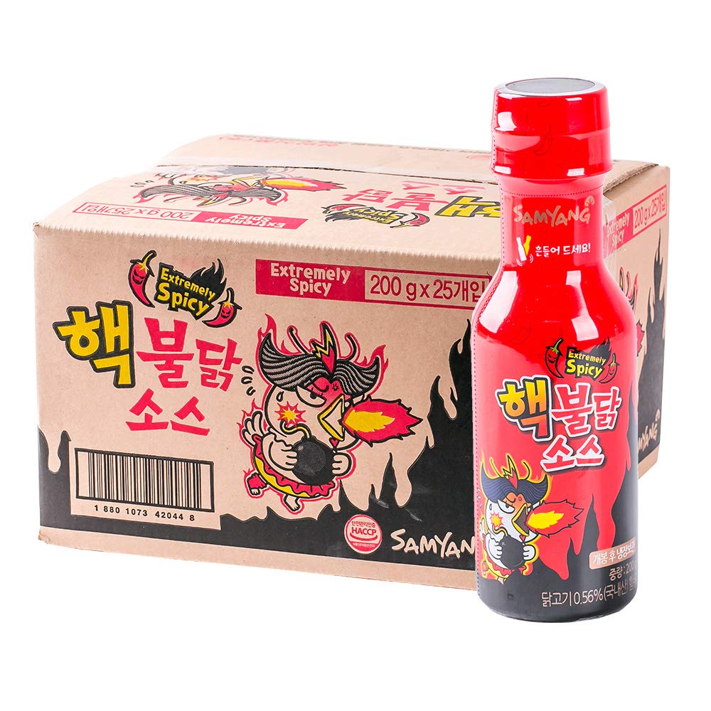 Samyang Buldak Hot & Spicy Roast Chicken Sauce - Korean Fire Noodle Sauce for Ramen, Stir Fry, Marinades & Spicy Food Lovers