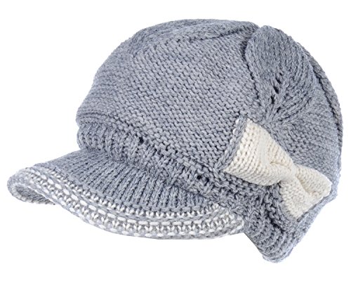 Heather Grey Bow