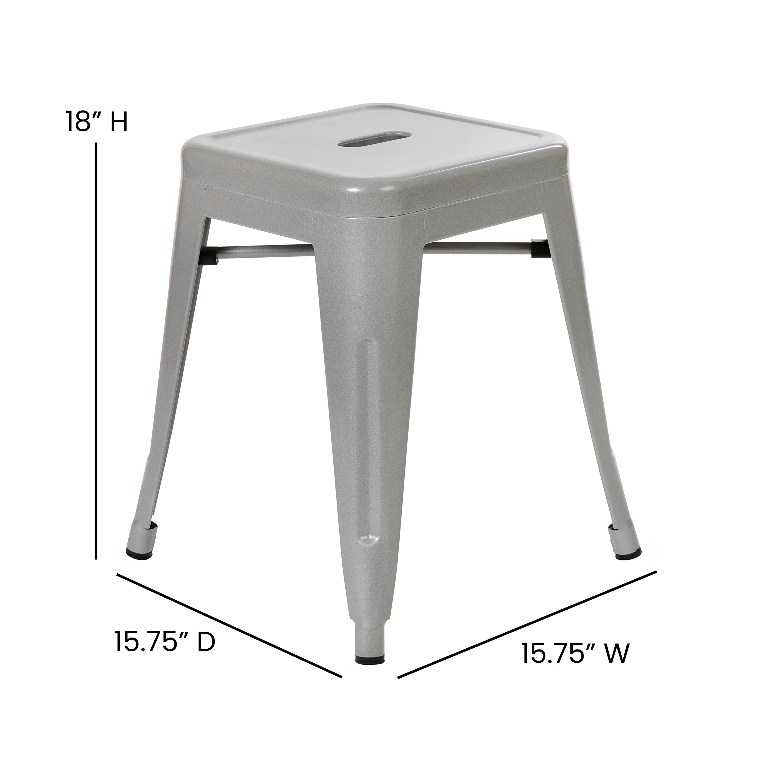 Merrick Lane Sloane Dining Stools Set of 4 - 18