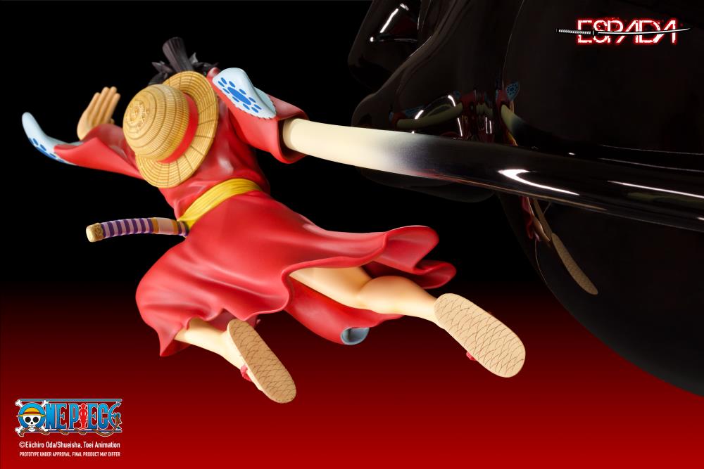One Piece Monkey D. Luffy 1/8 Scale Statue Figure - Anime Wall Decor for Home, Office & Gaming Room | Premium Collectible for Anime Fans & Manga Lovers