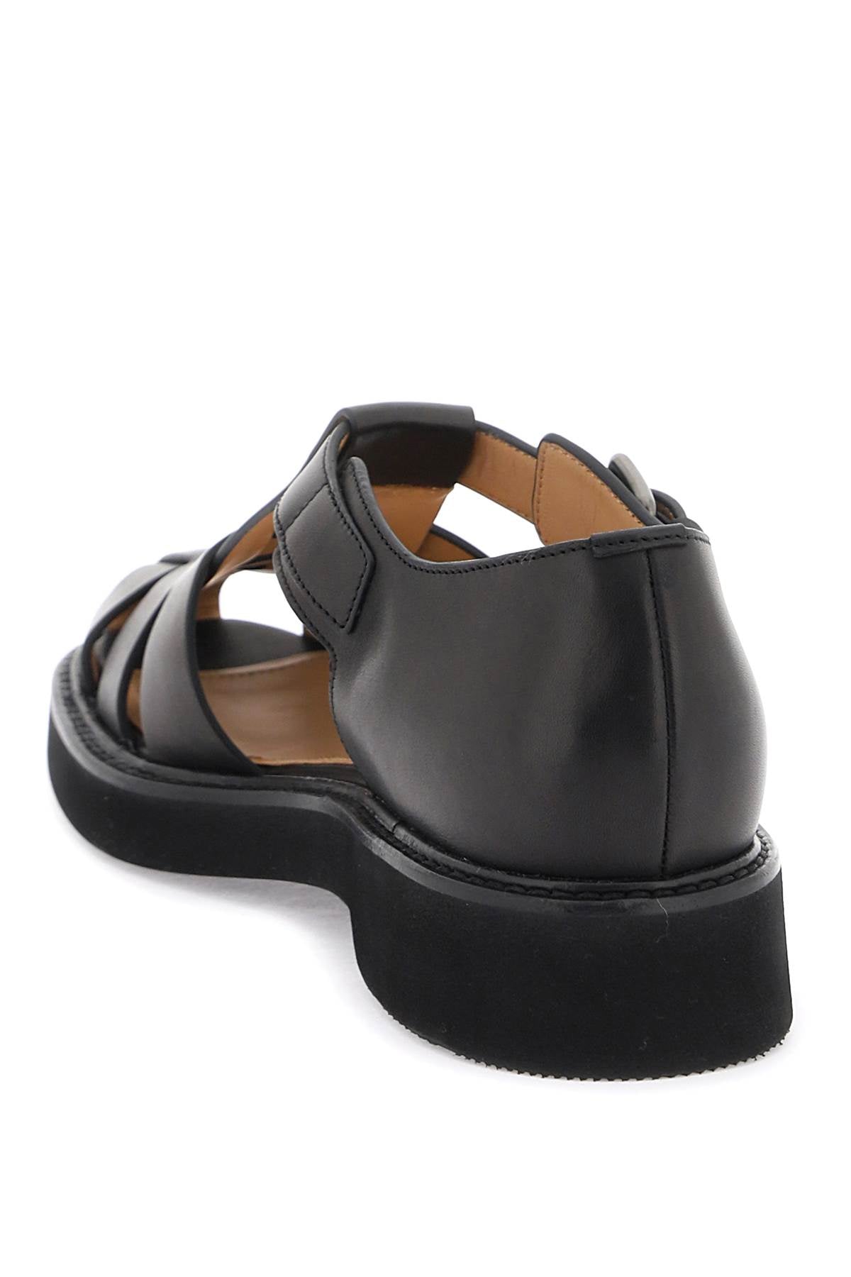 Church's Hove W3 Leather Sandals for Women - Premium Genuine Leather Comfort Sandals - Casual Summer Walking Shoes for Beach, Vacation & Everyday Wear