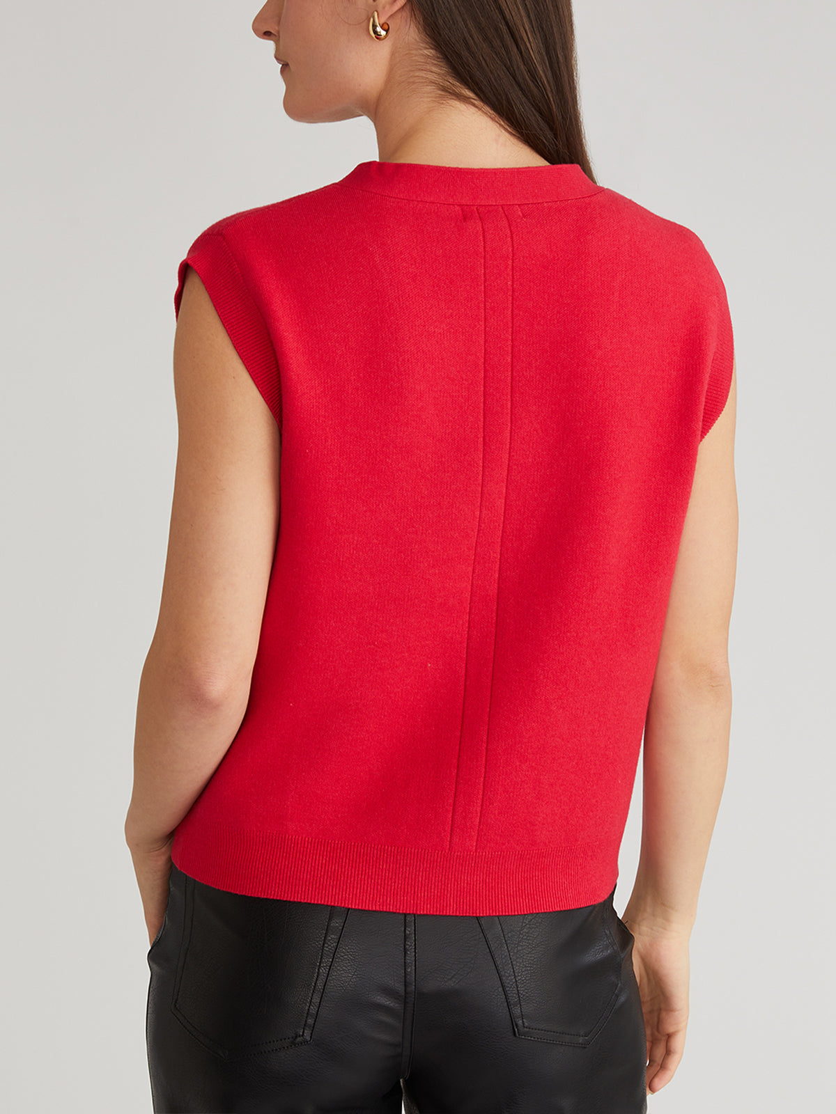 Jessica Women's Stylish Button Front Vest - Casual & Chic Layering Piece for Fall & Winter Outfits | Perfect for Office, Travel & Outdoor Activities