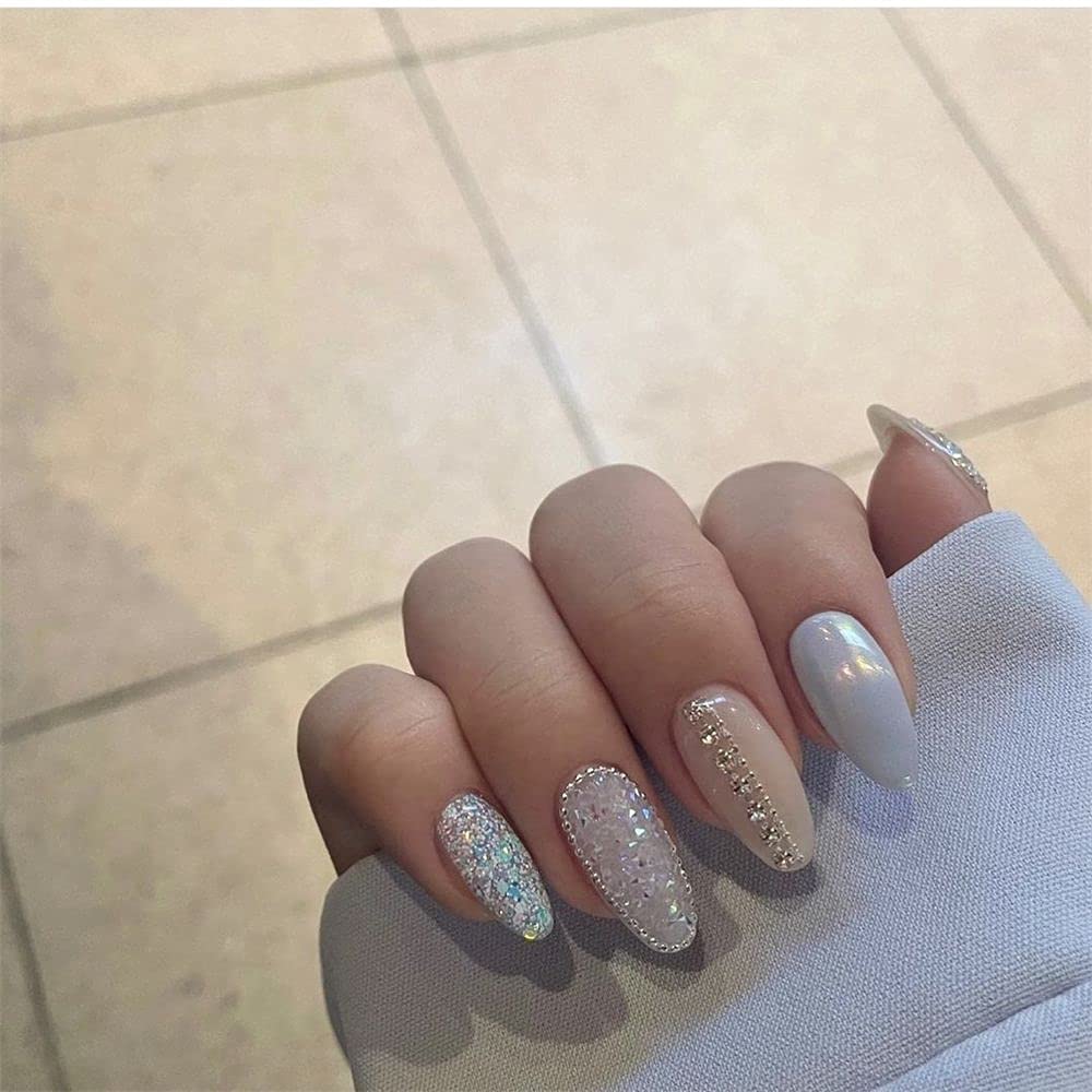 DIY Nail Art Metal Chain - 0.8mm Silver Ball Nail Decorations for Manicure | Professional Nail Accessories for Salon, Party & Special Occasions