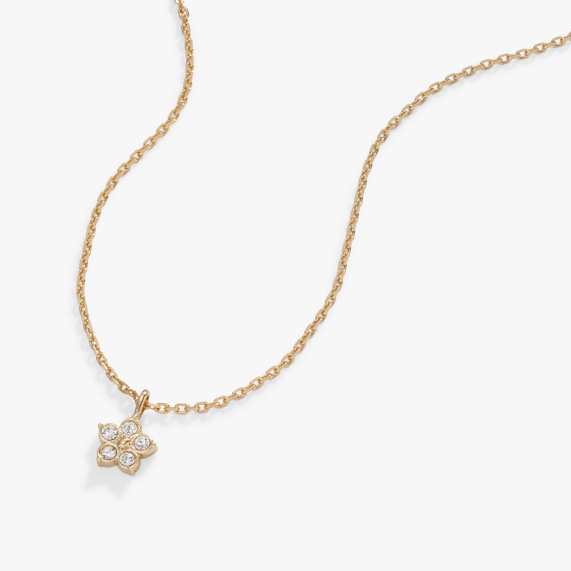 Elegant Crystal Forget Me Not Flower Necklace - Adjustable Chain for Women | Perfect Gift for Anniversary, Birthday & Valentine's Day | Jewelry for Everyday Wear & Special Occasions
