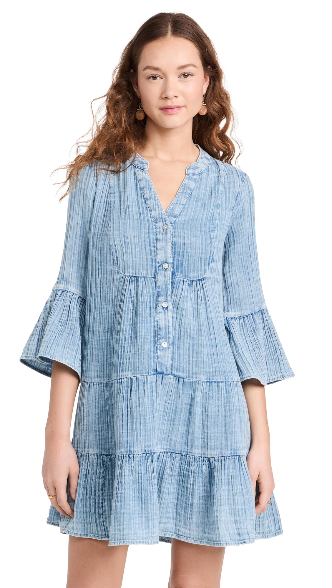 Faherty Women's Dream Kasey Dress - Flowy Summer Maxi Dress with Pockets, Breathable Cotton Blend for Beach, Vacation & Casual Wear