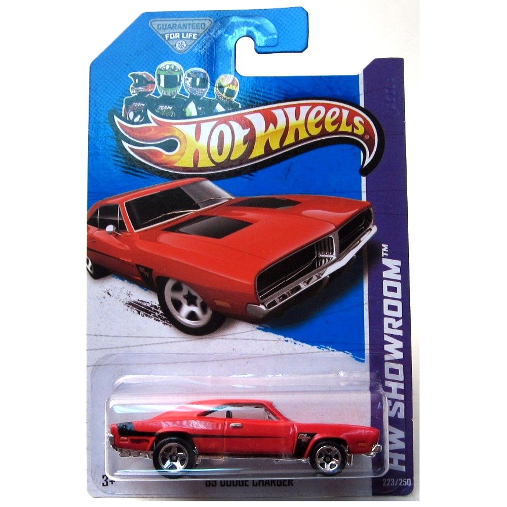 Hot Wheels HW Showroom 223/250 '69 Dodge Charger Diecast Car - 1:64 Scale Collectible Model Toy for Kids & Adults - Perfect for Display, Gifts, and Racing Collections