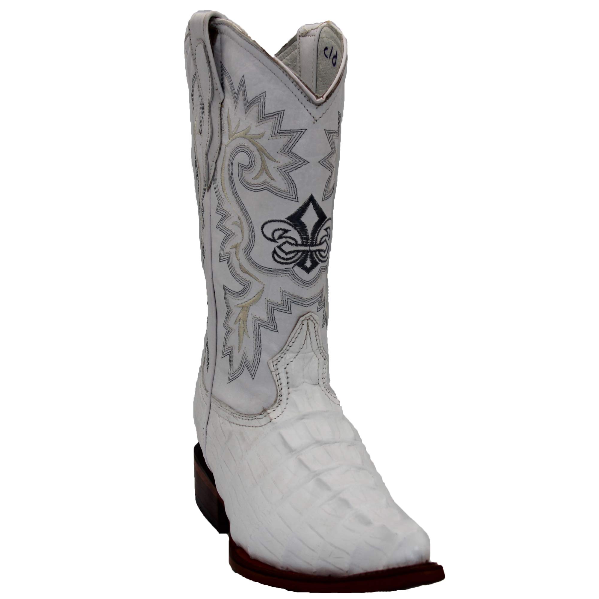 Premium Men's Genuine Leather Crocodile Print Snip Toe Cowboy Boots - Western Style Fashion for Men | Perfect for Rodeo, Country Dancing & Outdoor Events