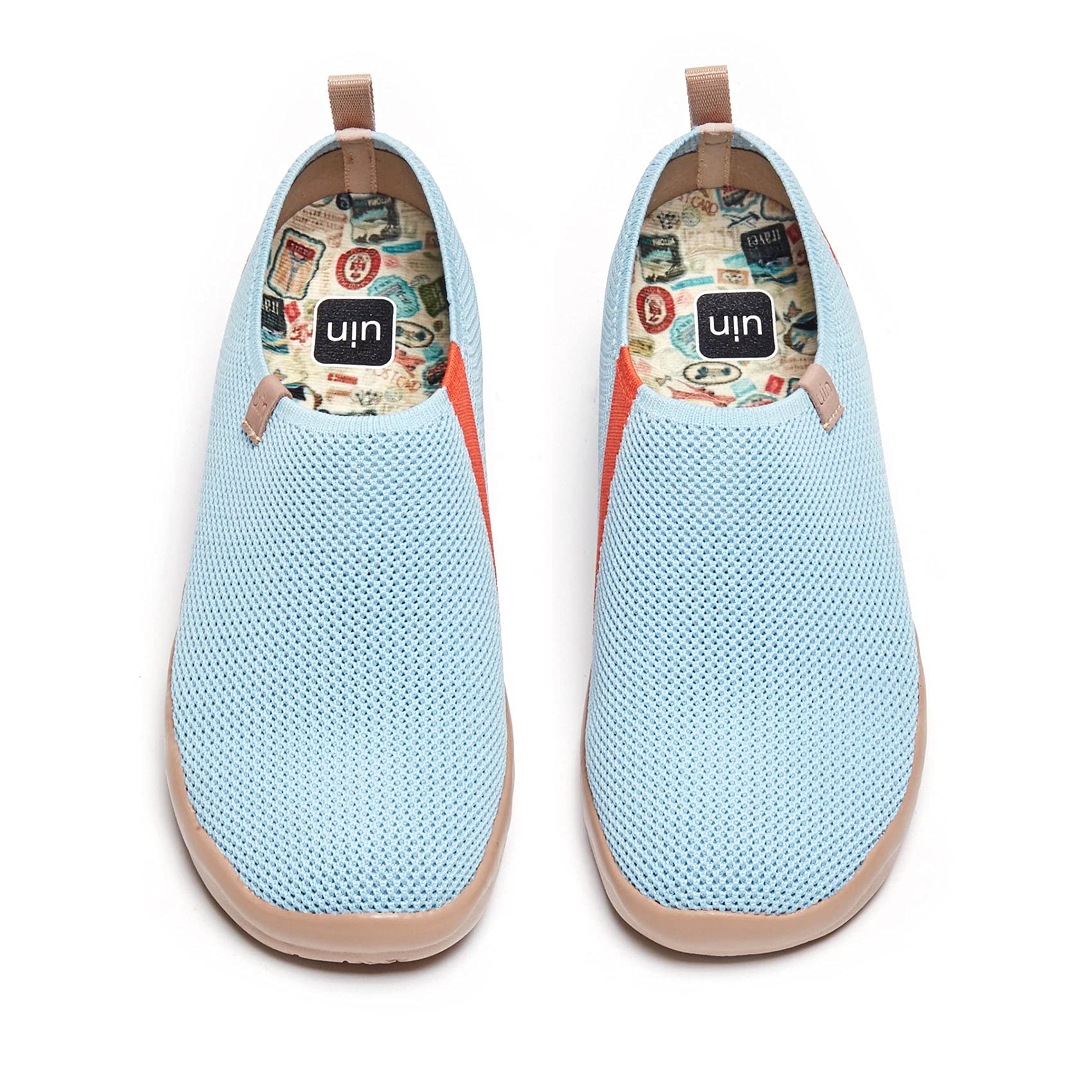 UIN Women's Slip-On Sneakers - Lightweight Walking Shoes for Women | Comfortable Casual Loafers | Breathable Travel Flats for Everyday Wear | Perfect for Work, Shopping & Vacation
