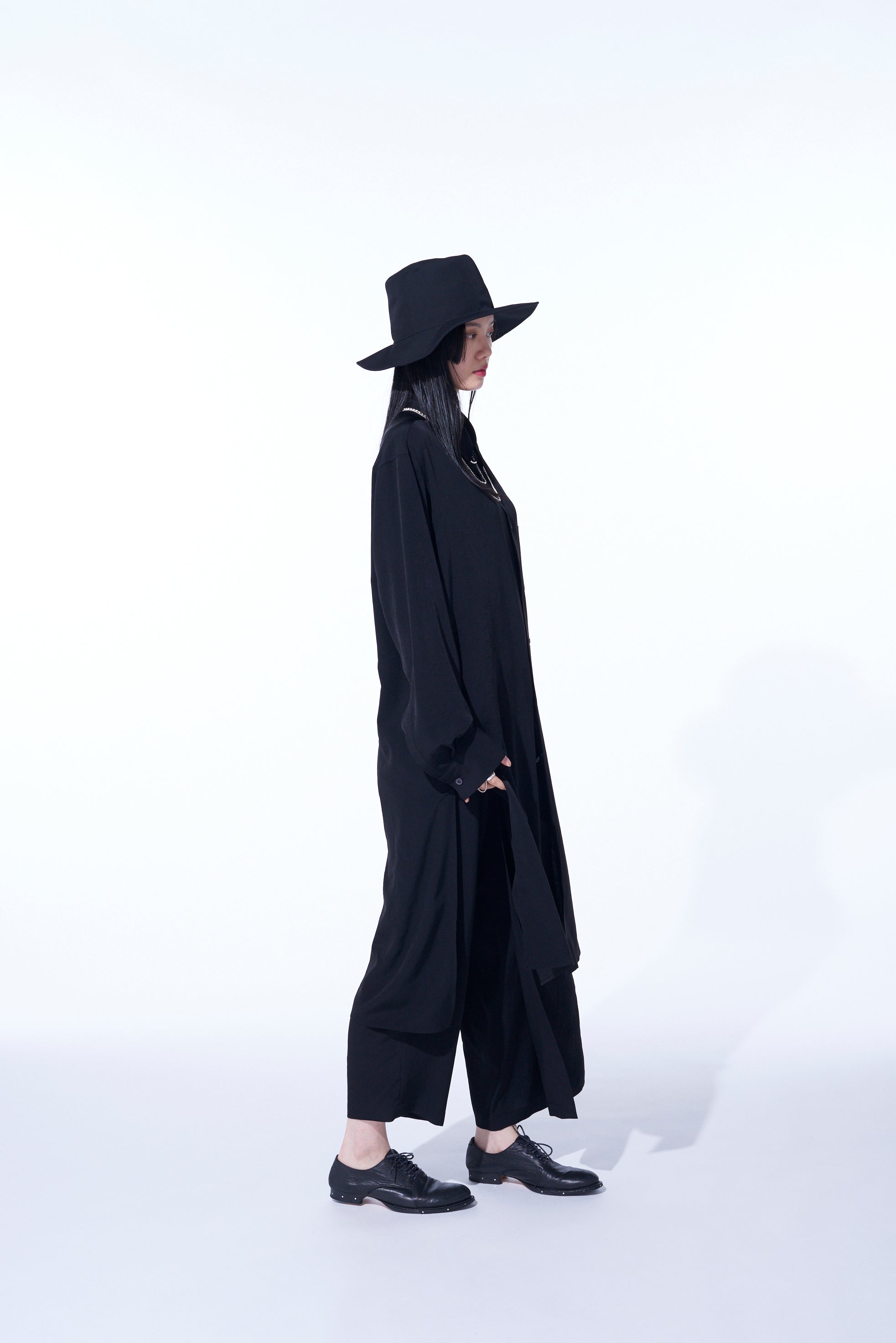 CREPE DE CHINE Regular Collar Loose Fit Long Sleeve Shirt for Women - Elegant Casual & Office Wear