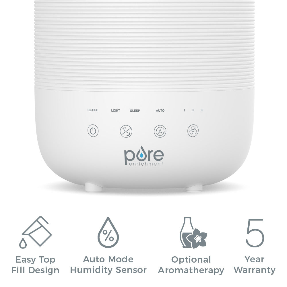 HUME™ Sense Bundle - 1 Humidifier, 1 Filter & 10 Scent Pads for Aromatherapy | Perfect for Home, Office and Bedroom Air Freshening | Essential Oil Diffuser with Premium Fragrance Pads