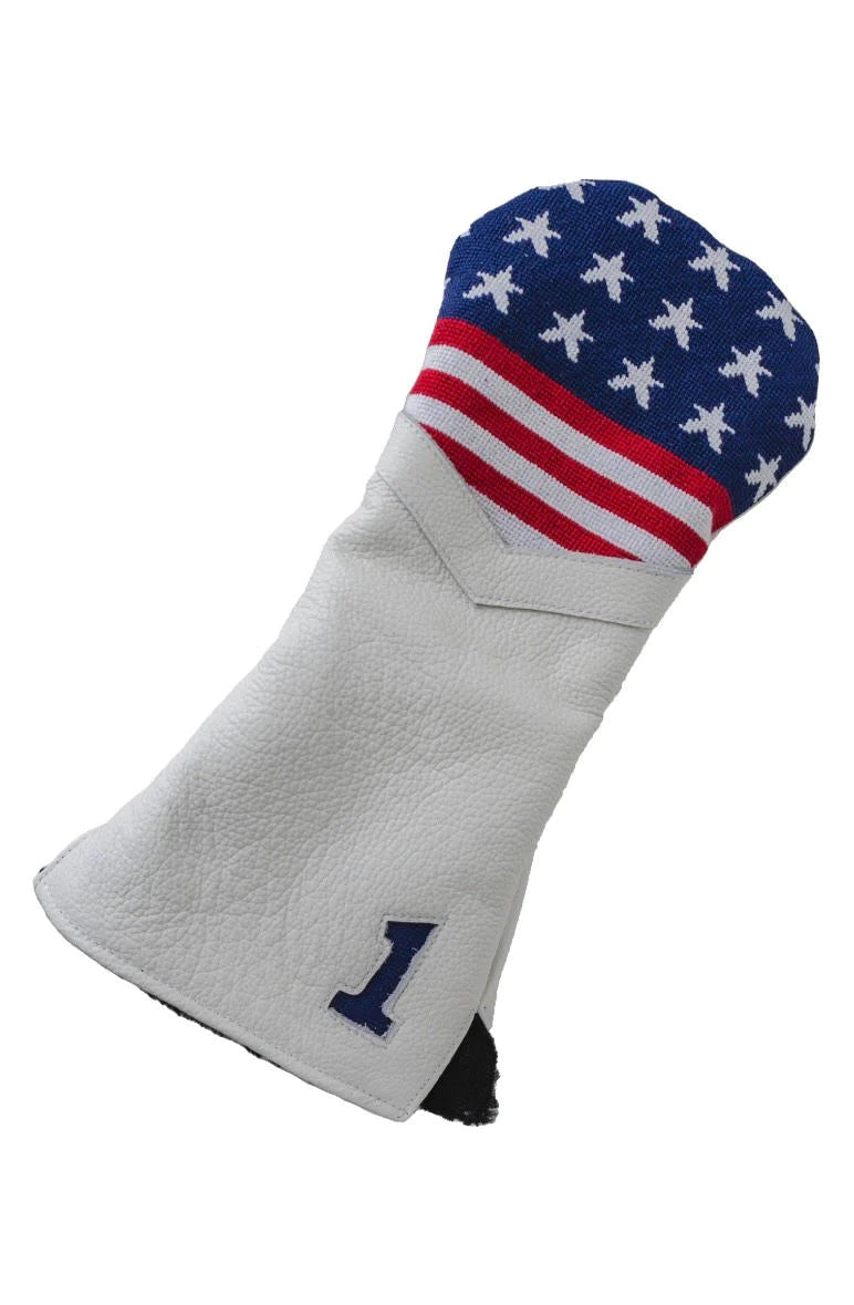 Custom Needlepoint Golf Club Headcovers - Personalized Monogrammed Golf Head Covers for Drivers, Woods & Hybrids - Perfect Golf Gifts for Men & Women - Ideal for Golf Tournaments, Country Clubs & Course Play