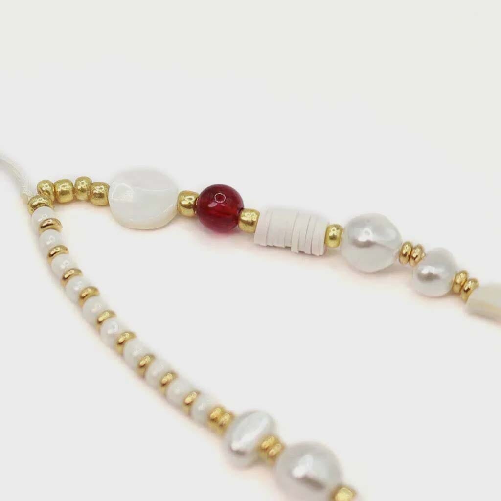 Moon and Star Pearl Phone Charm - Elegant Phone Accessory for Women, Trendy Jewelry Gift for Girls - Perfect for Everyday Use, Parties & Special Occasions