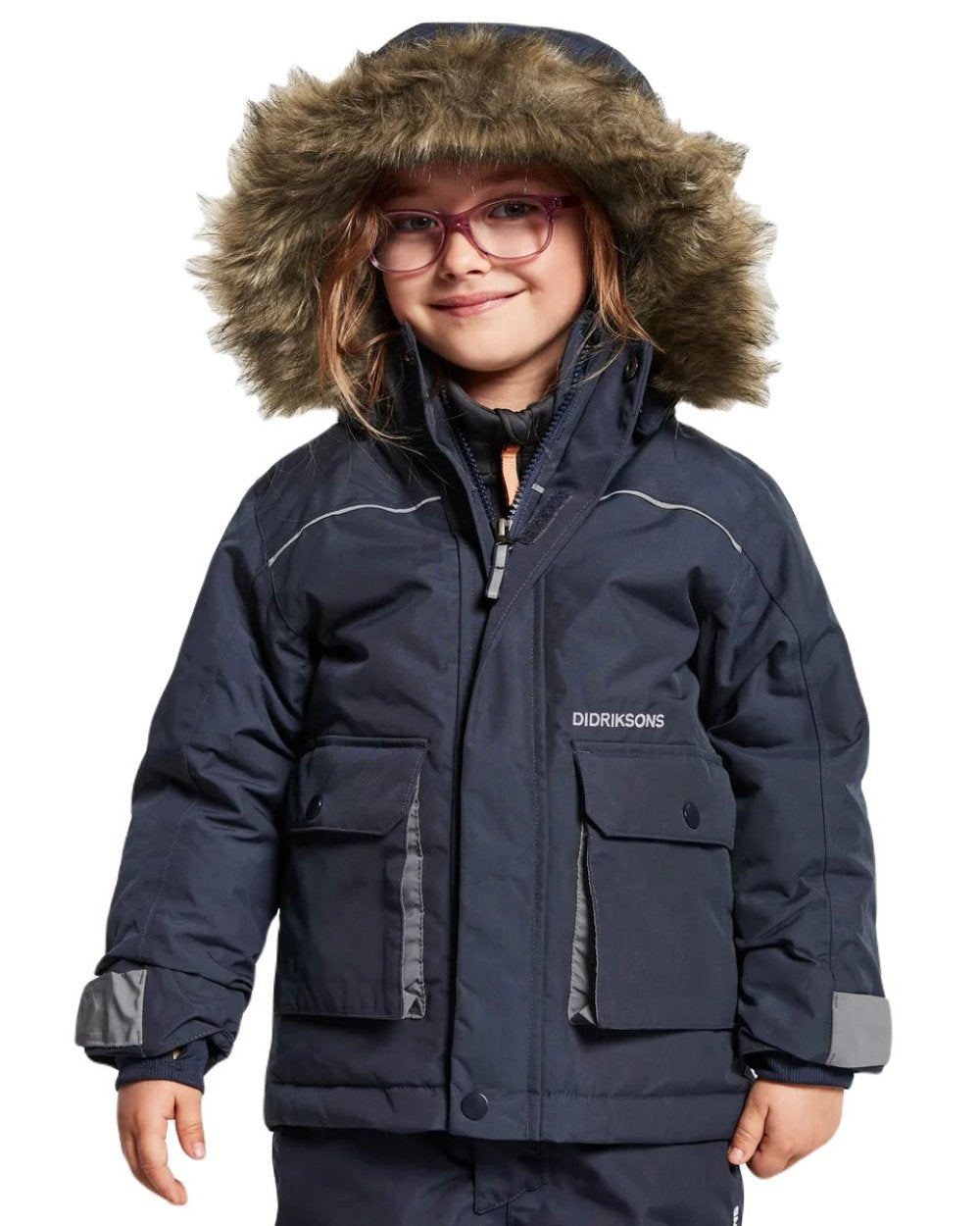 Didriksons Bjornen Kids Waterproof Winter Parka Jacket - Warm Insulated Hooded Coat for Boys & Girls - Perfect for Snow, Rain & Cold Weather Outdoor Activities