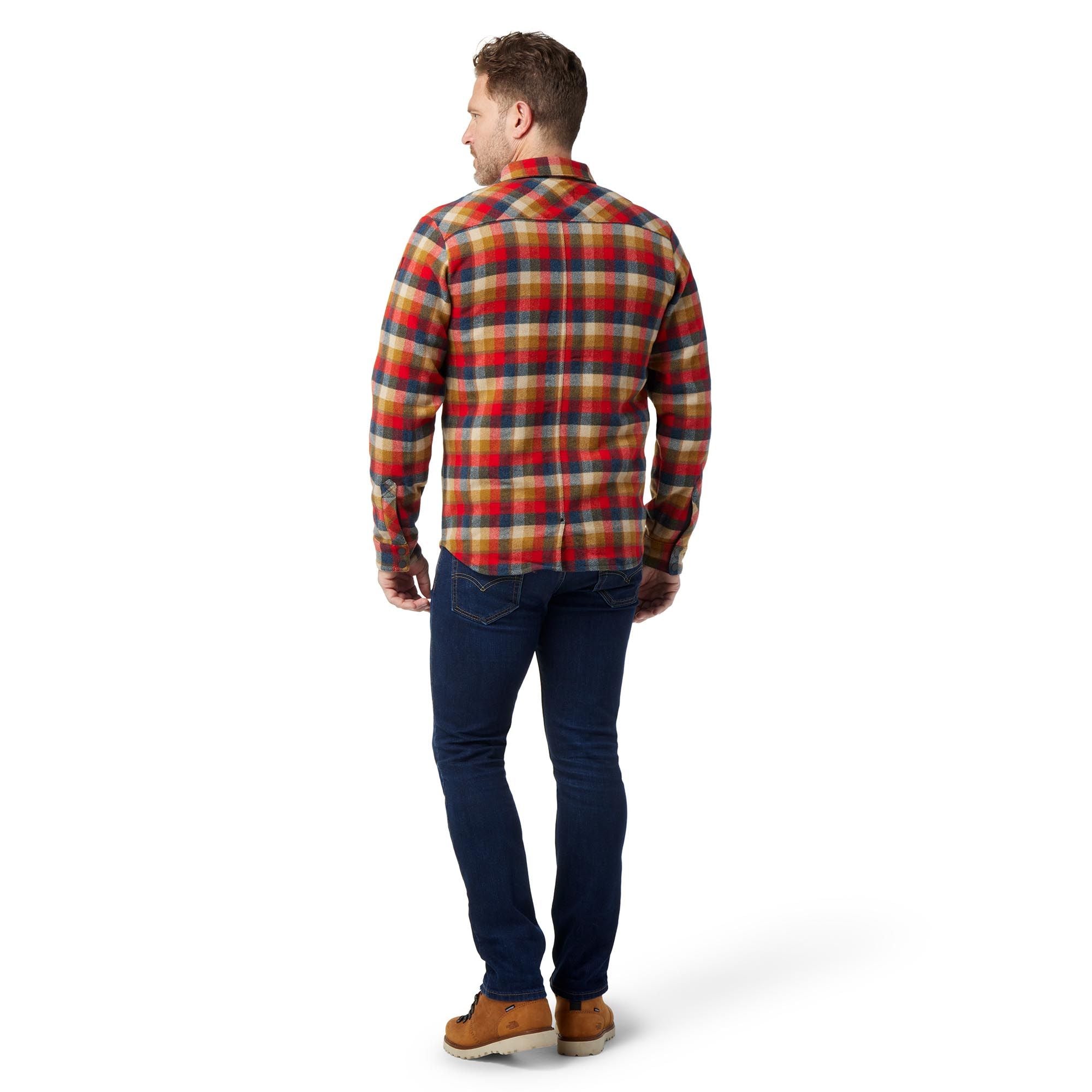 Men's Anchor Line Shirt Jacket - Lightweight Casual Button-Up Shirt Jacket for Outdoor & Travel | SW000122 | Perfect for Hiking, Camping and Everyday Wear