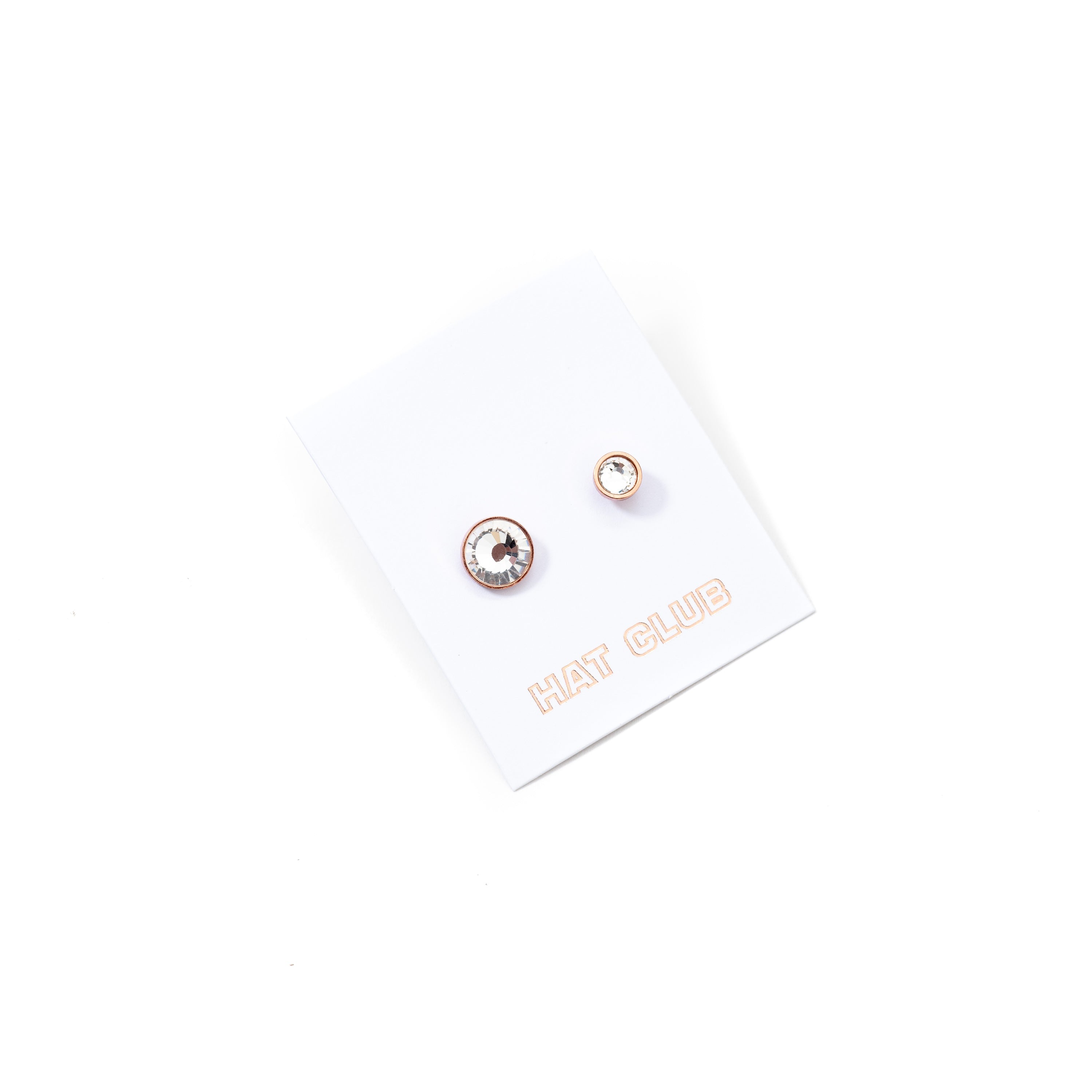 Rose Gold Diamond Studs Hat Pin - Elegant & Stylish Accessory for Hats, Caps, and Fashion Outfits