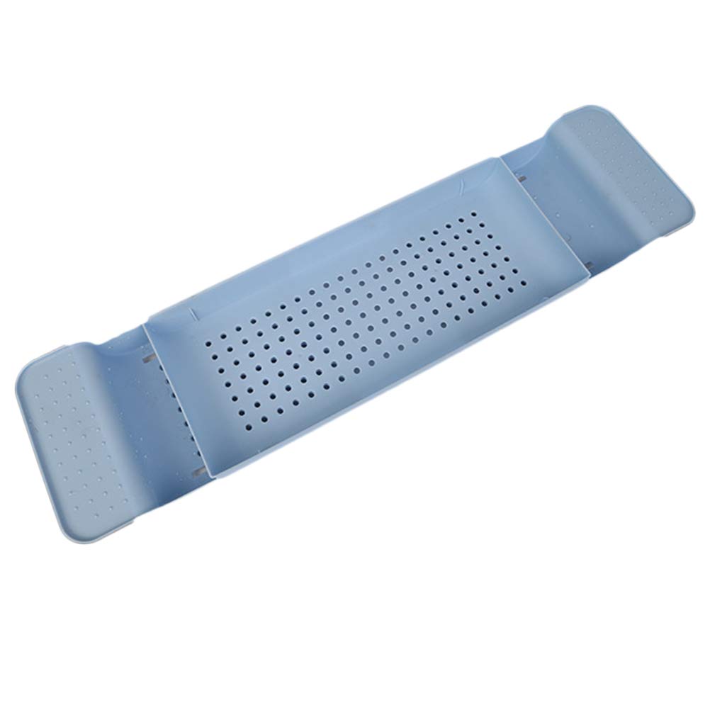 Premium Non-Toxic Telescopic Bathtub Caddy Tray with Non-Slip Shelf - Durable Bronze Bath Hardware Set (1 Piece) - Perfect for Relaxing Baths, Reading & Spa Days
