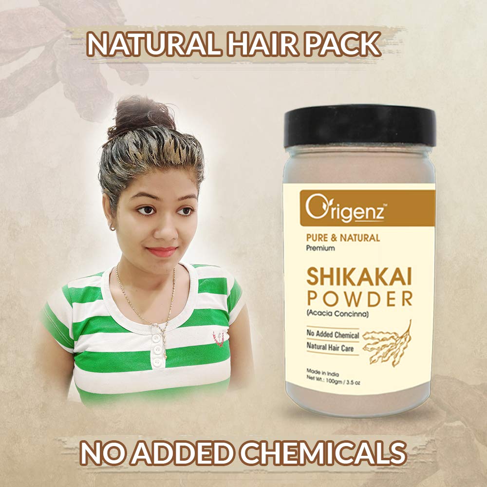 Organic Pure Shikakai Powder for Hair Growth & Scalp Care - Natural Hair Conditioner & Cleanser, Dandruff Control, 100g (Pack of 2) | Acacia Concinna | Ideal for Ayurvedic Hair Wash & DIY Natural Hair Treatments