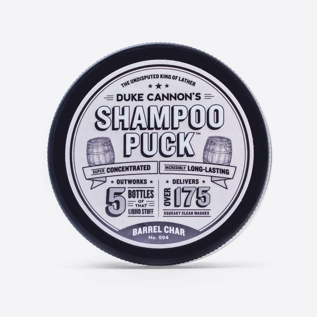 Barrel Char No. 004 Shampoo Puck - Natural Hair Cleansing Bar for Men & Women - Perfect for Travel, Camping & Eco-Friendly Home Use