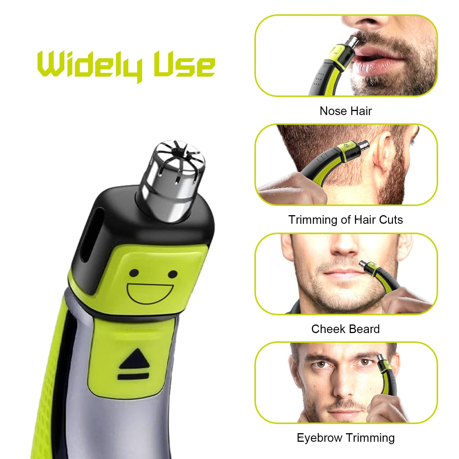 Philips One Blade Replacement Heads & 14 Length Attachments Kit - Compatible with QP2520 QP2530 QP2620 QP2630 QP2724 QP2820 Models - Includes Nose Trimmer & Guard Comb - Perfect for Home, Travel & Grooming Essentials