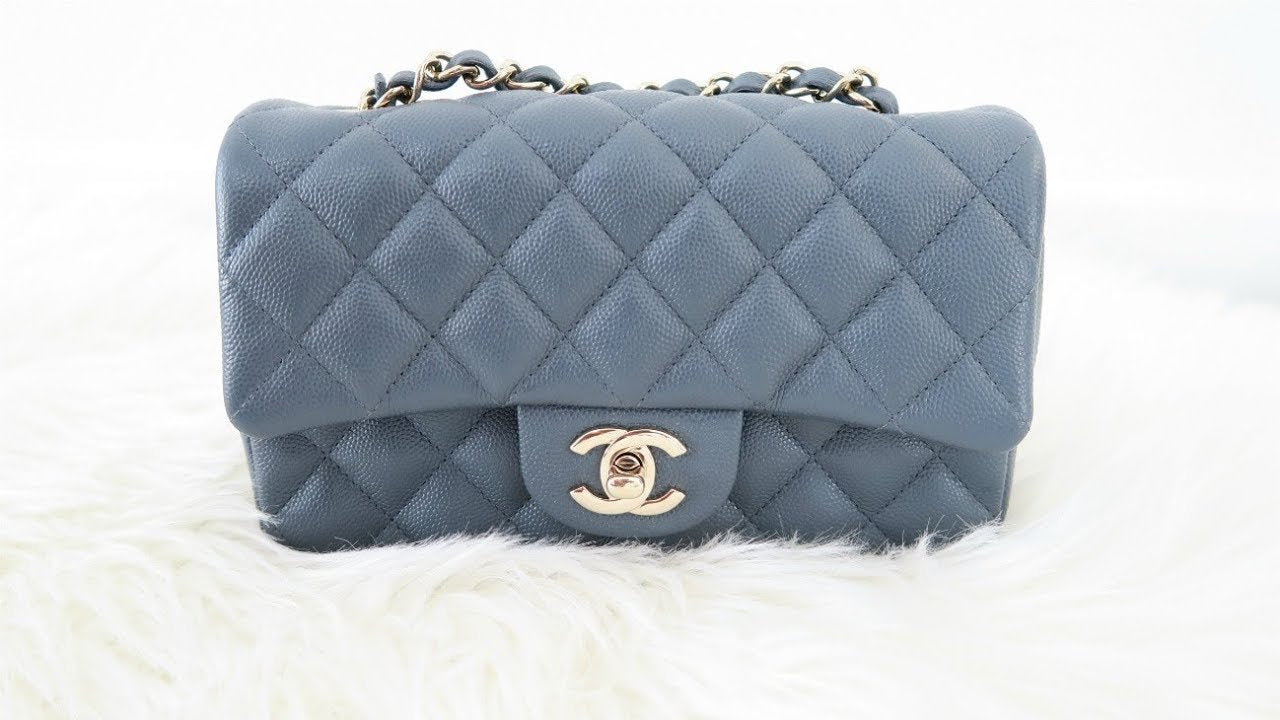 Chanel Mini Flap Bag in Dark Grey - Luxury Crossbody Bag for Women | Perfect for Evening Out, Date Night & Special Occasions